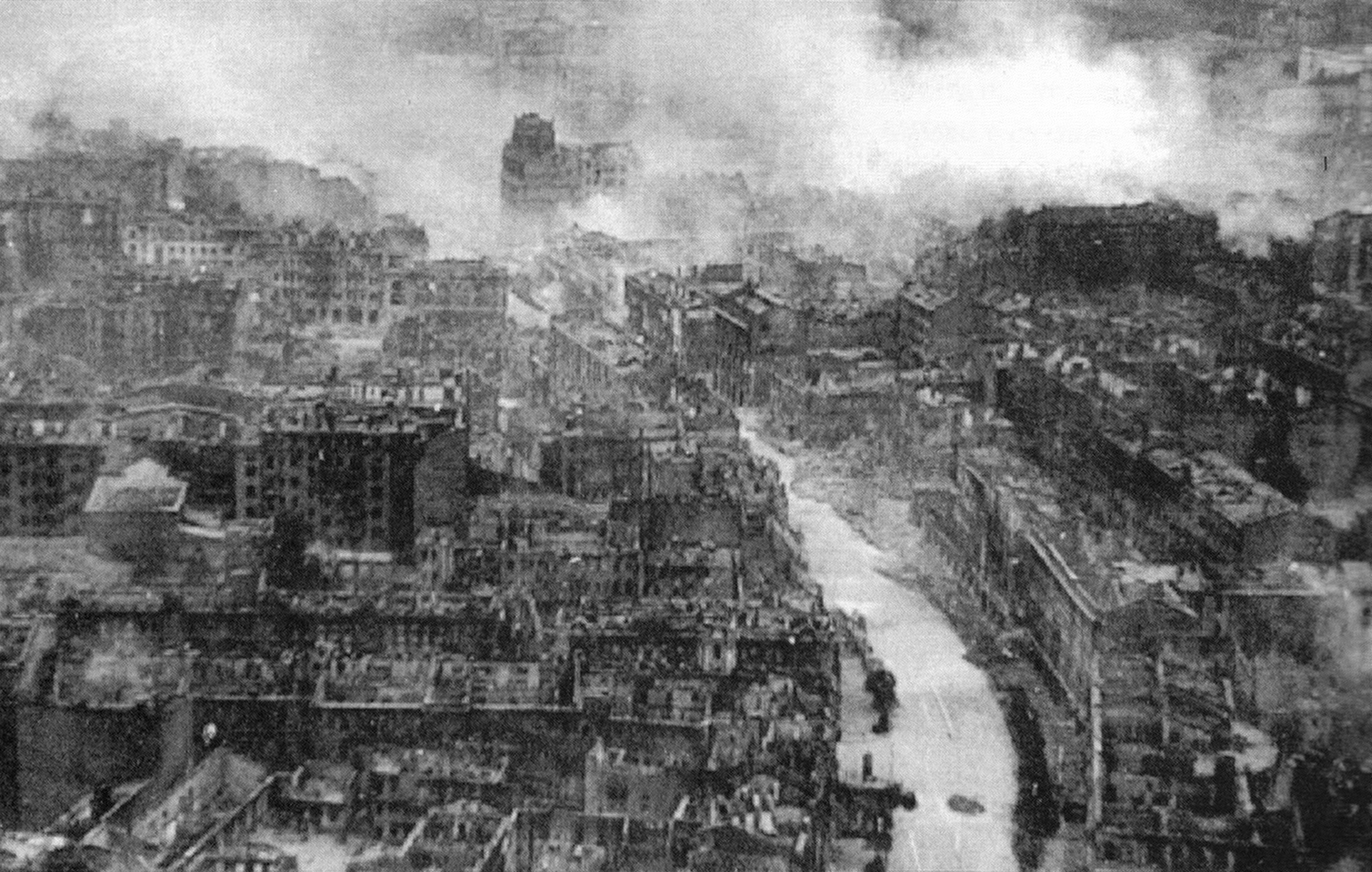 Kyiv suffered significant damage during World War II, and was occupied by the Germans from 19 September 1941 until 6 November 1943