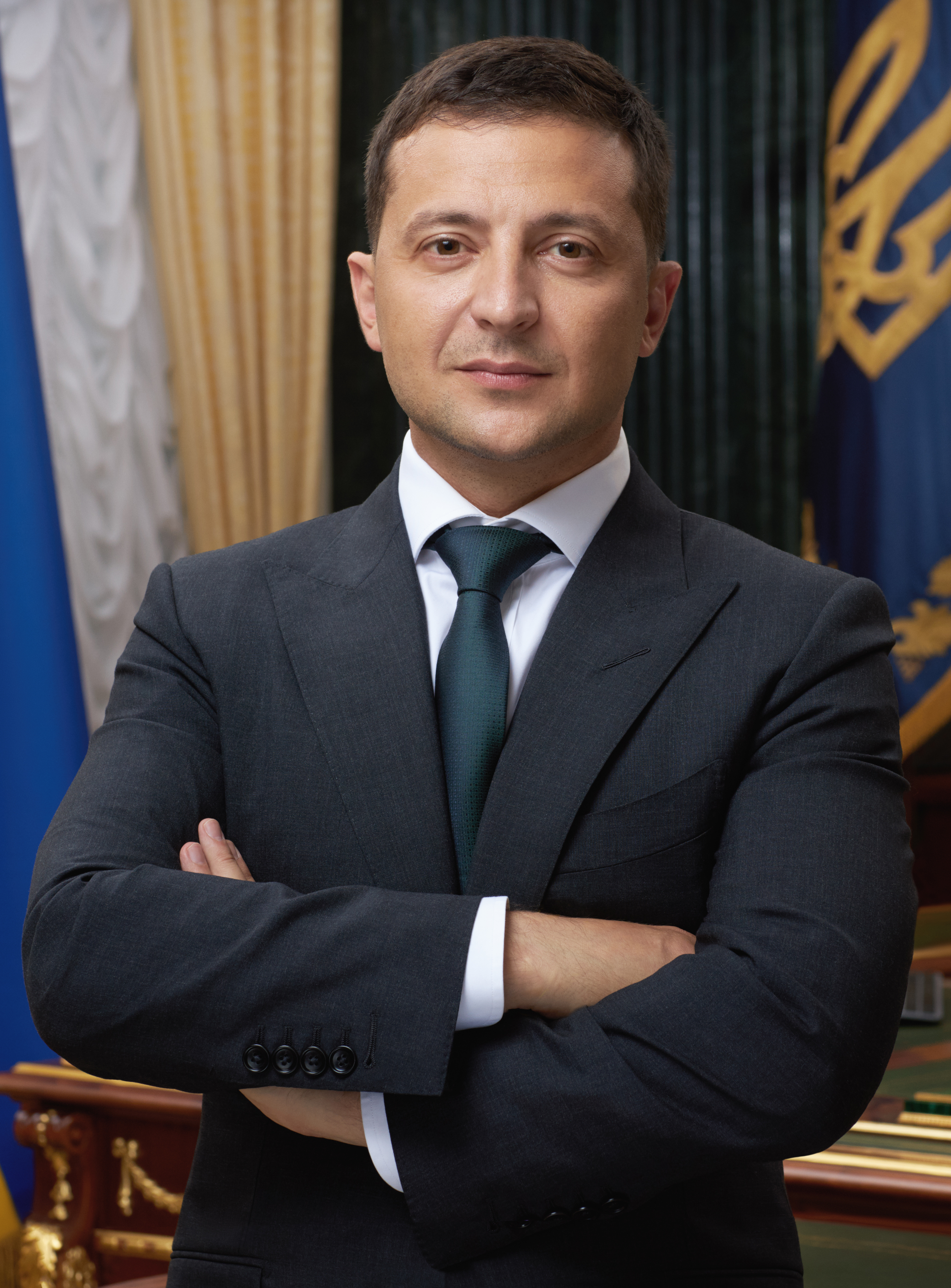 Volodymyr Zelenskyy, Presiden Ukraina.