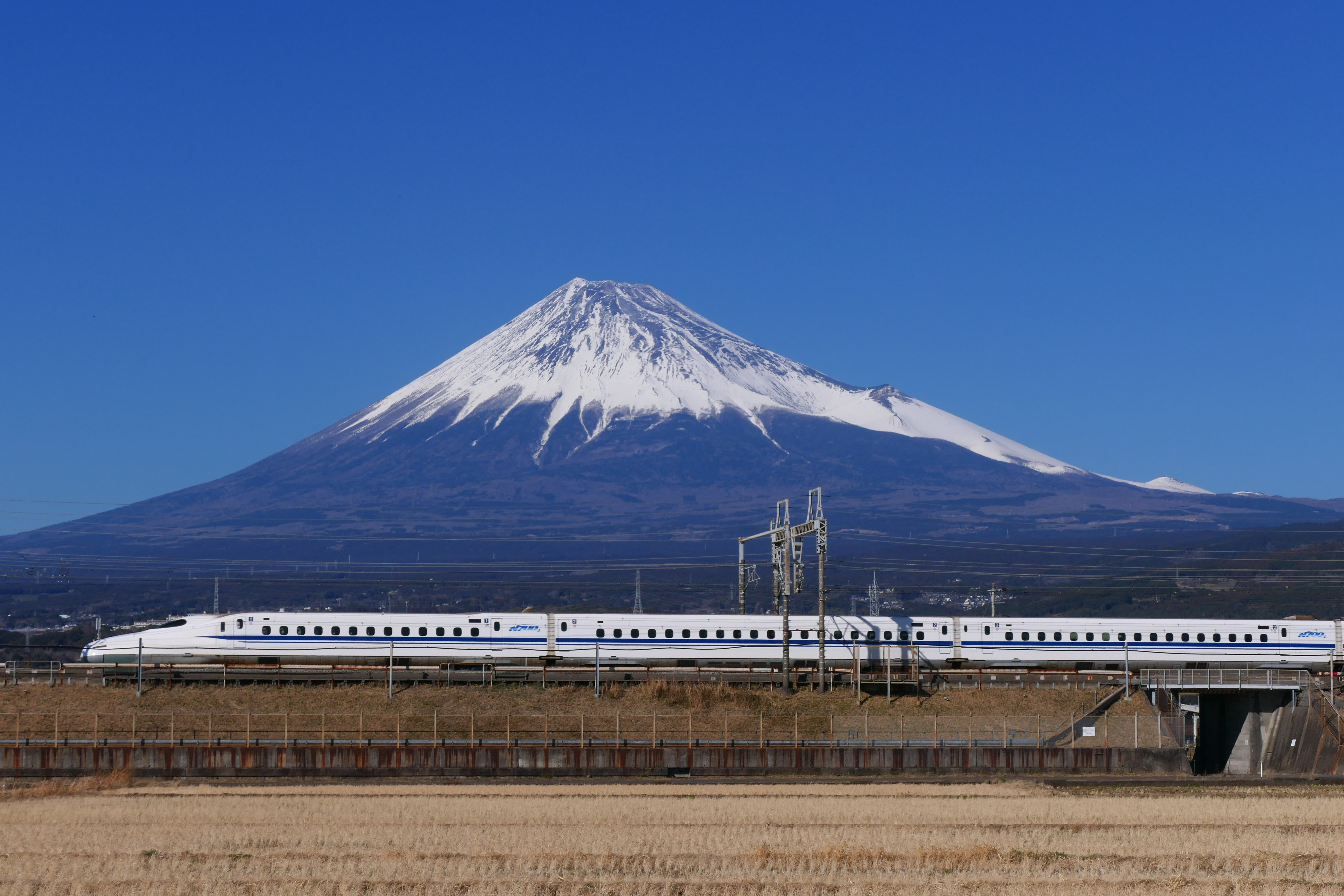 Gunung Fuji dan Shinkansen