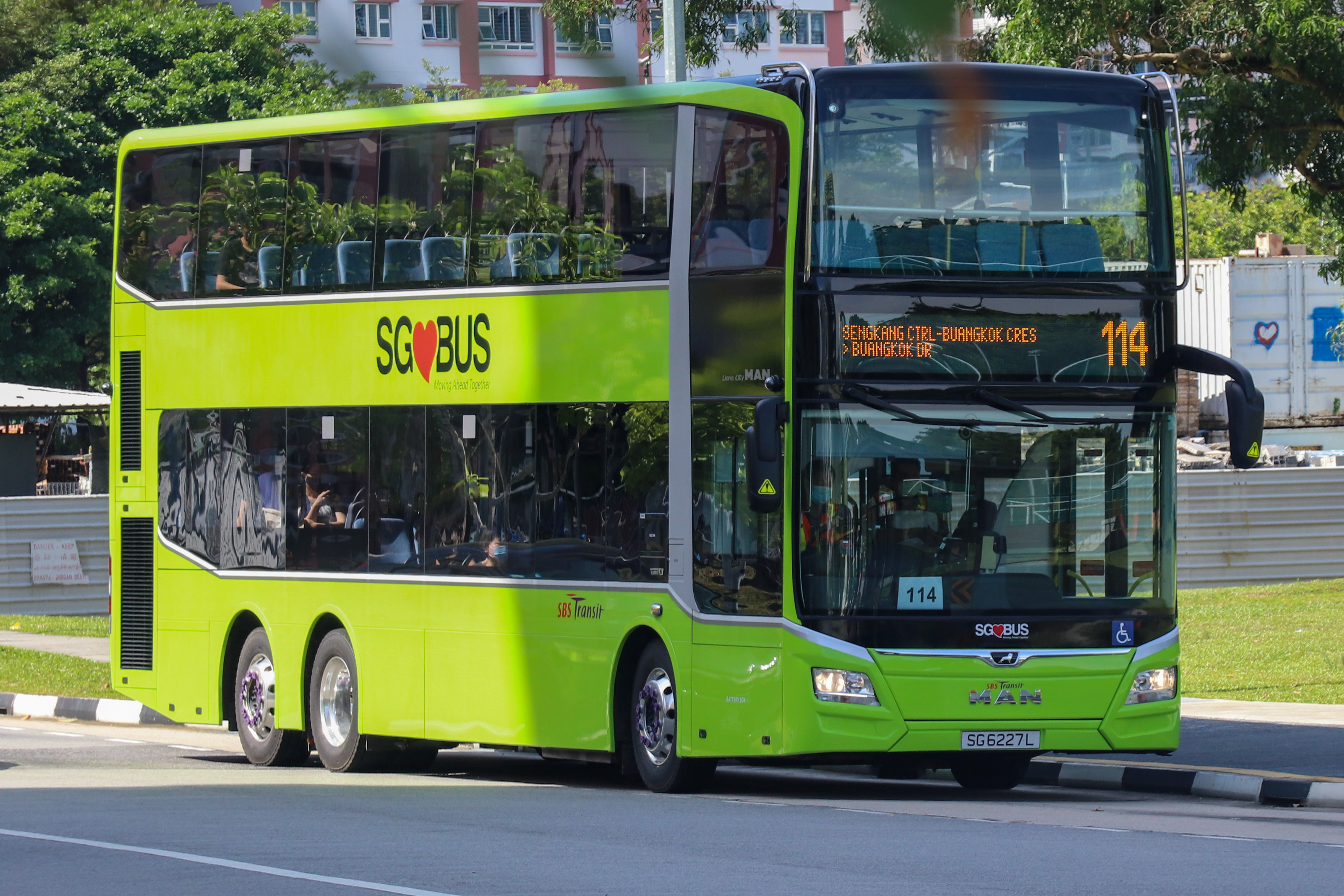 Bus MAN A95 di Singapura