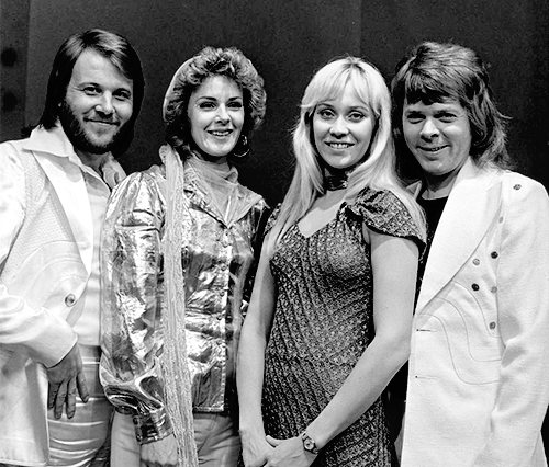 スウェーデンのバンドABBA、1974年4月、ユーロビジョン・ソング・コンテスト1974で優勝した数日後