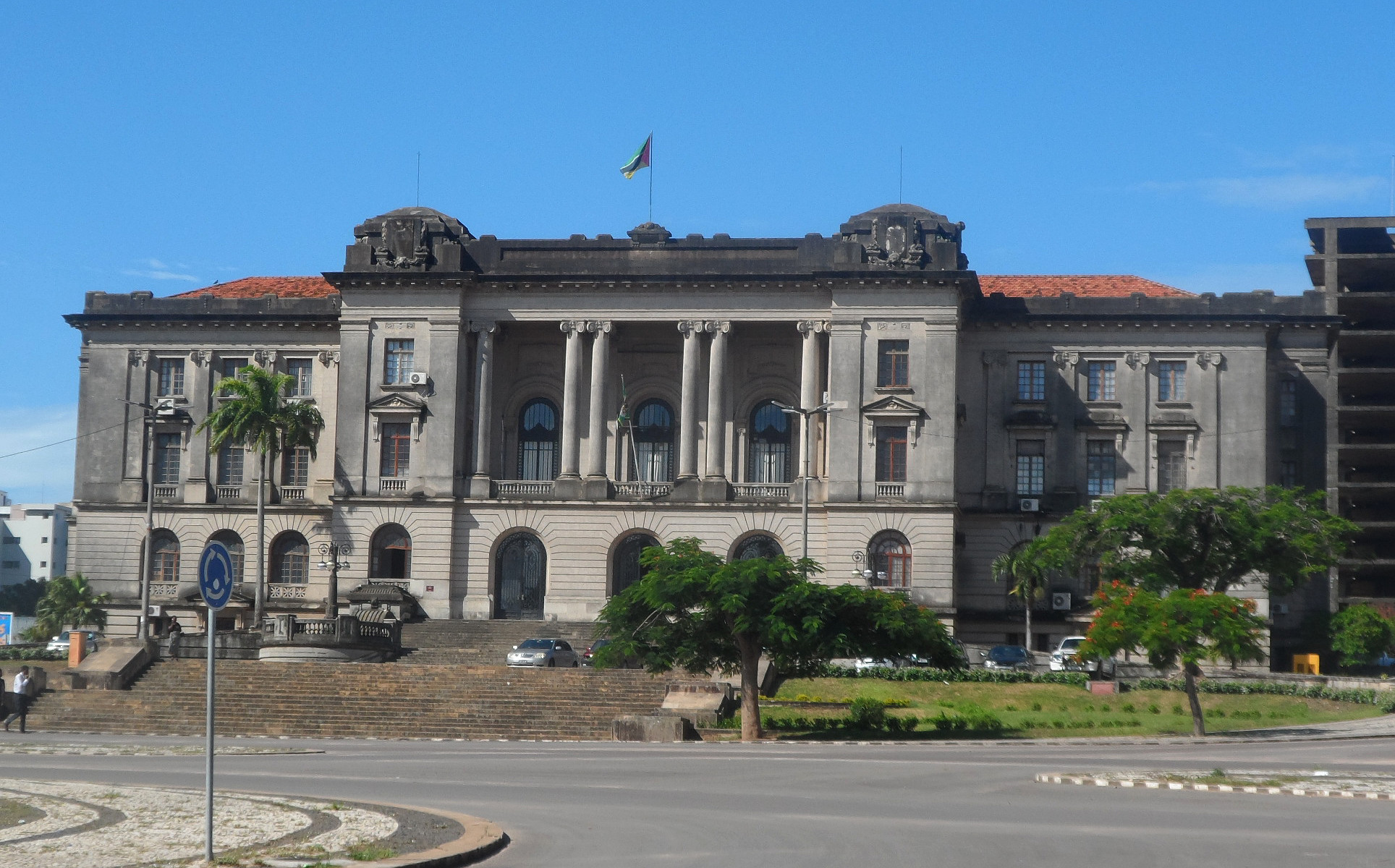 Balai Kota Maputo, pusat pemerintahan ibu kota Mozambik.