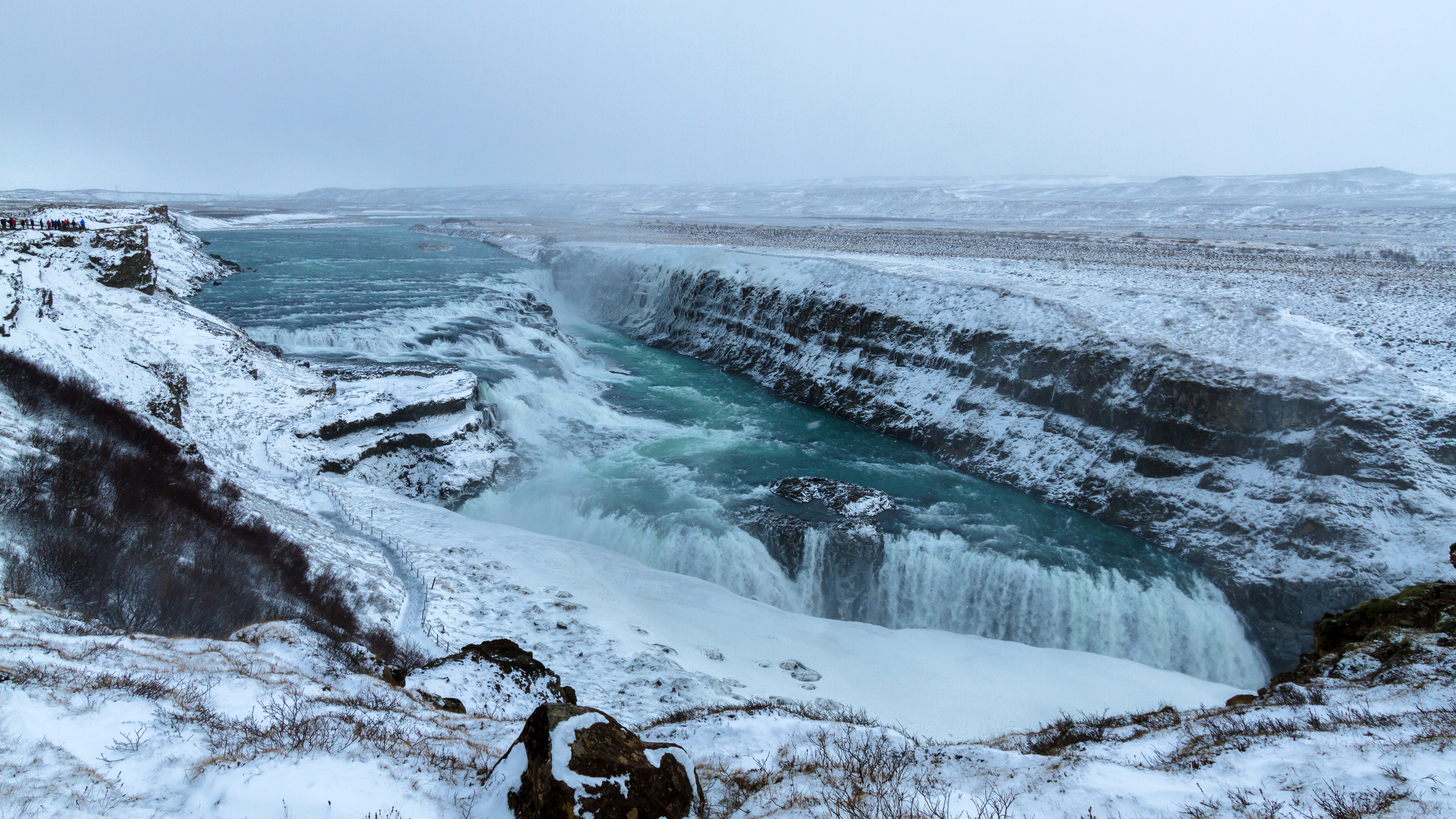 Gullfoss, sebuah air terjun ikonik Iceland