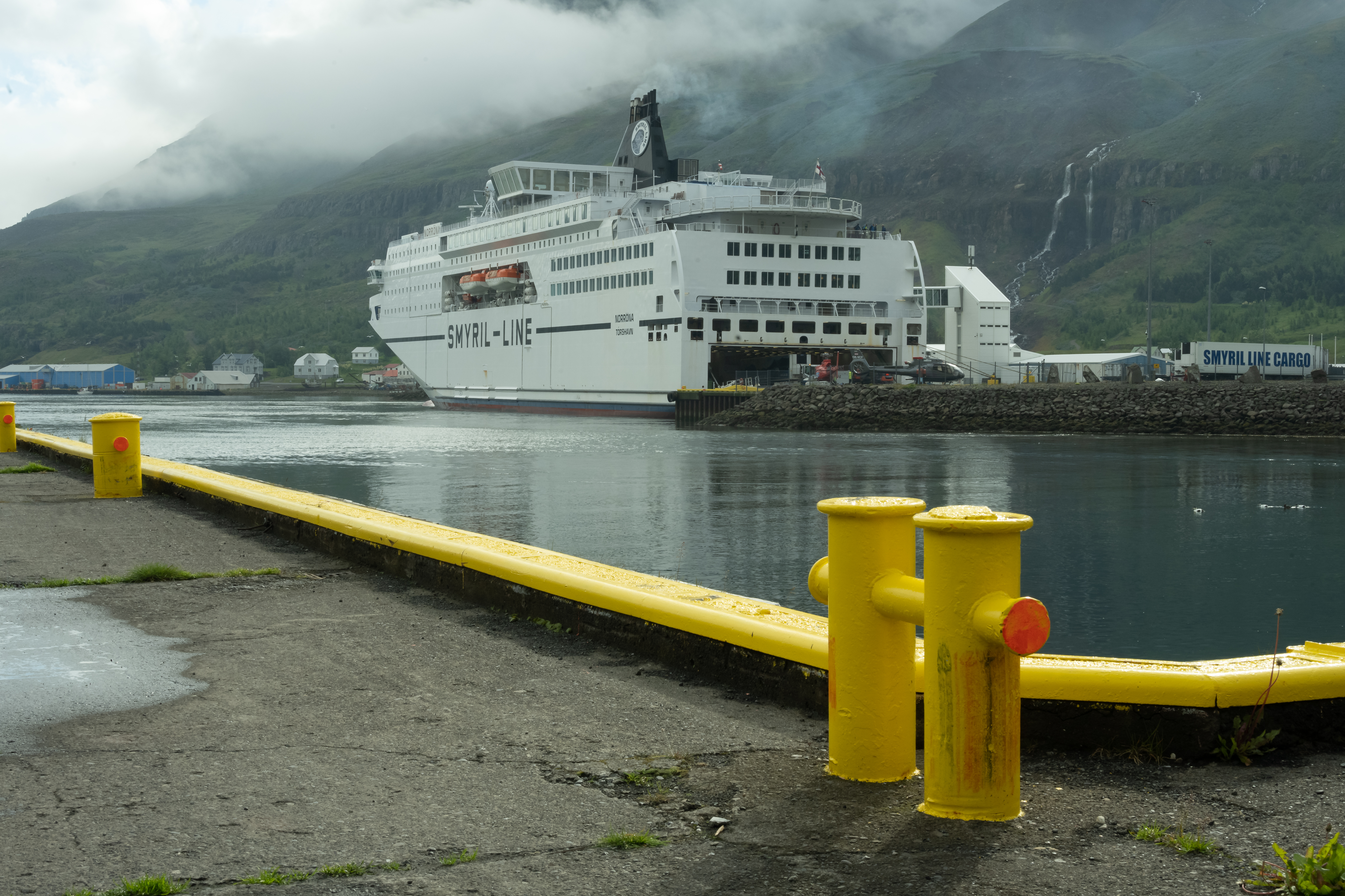 Feri Norröna di Seyðisfjorður, menuju ke Kepulauan Faroe dan Denmark
