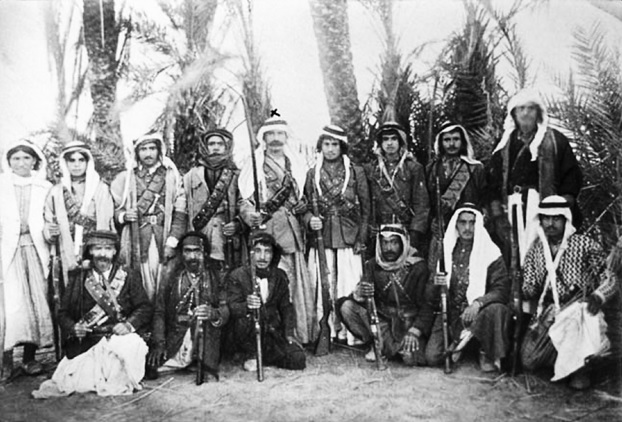Pemberontak Suriah di Ghouta selama Pemberontakan Besar Suriah melawan pemerintahan kolonial Prancis pada tahun 1920-an