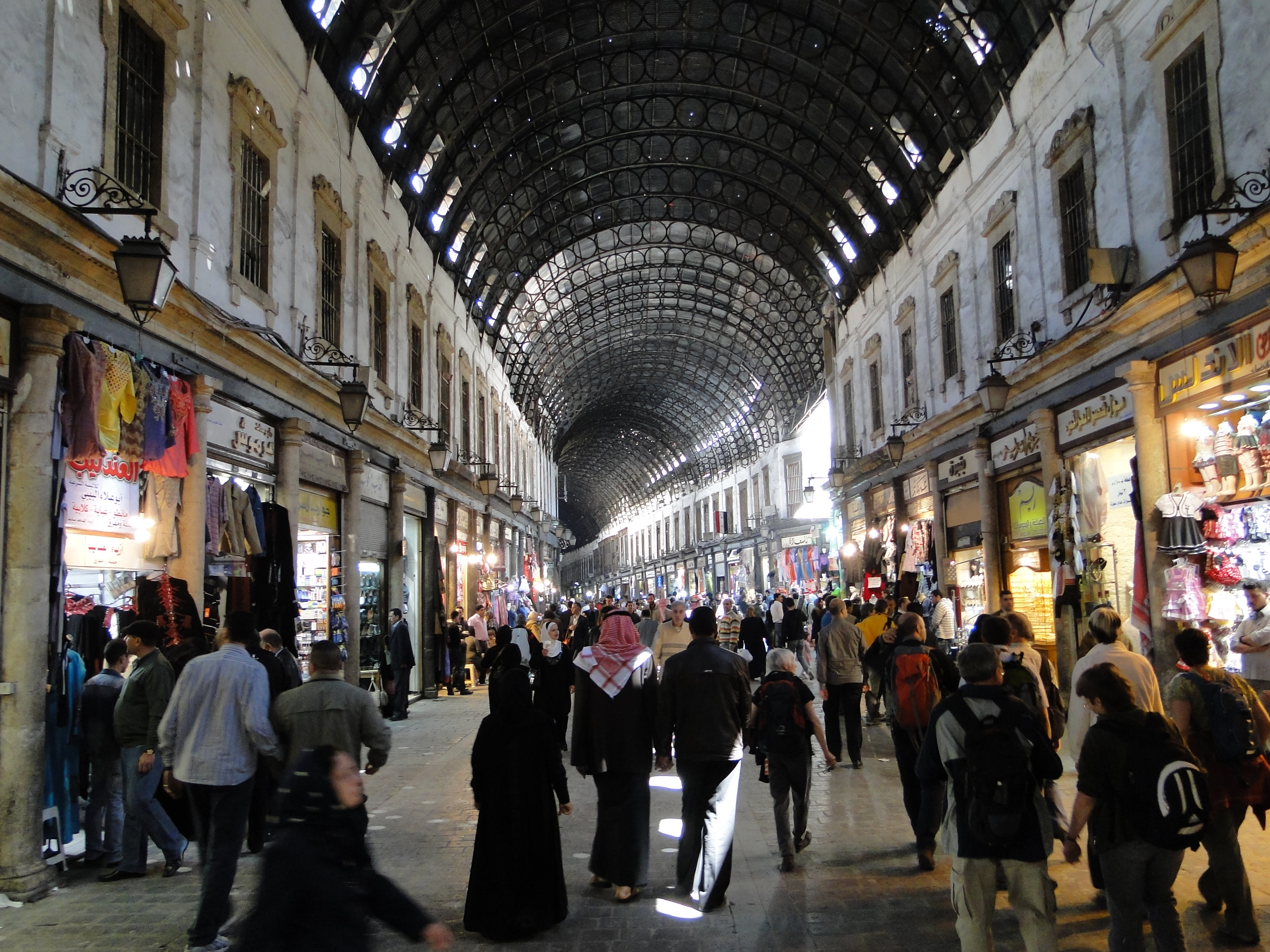 Al-Hamidiyah Souq di Damaskus pada tahun 2010