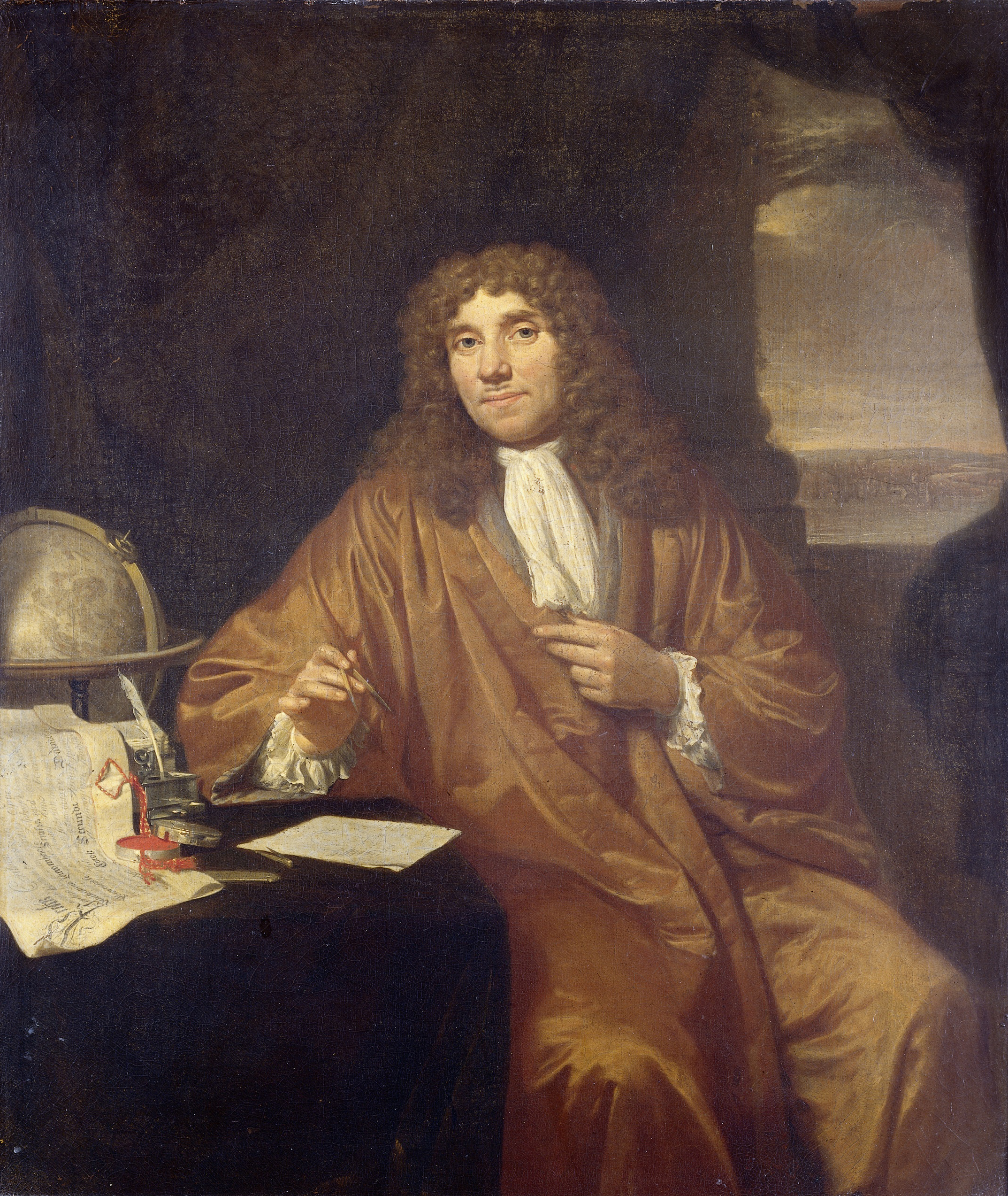 Potret Antonie van Leeuwenhoek (1632-1723), dikenal sebagai