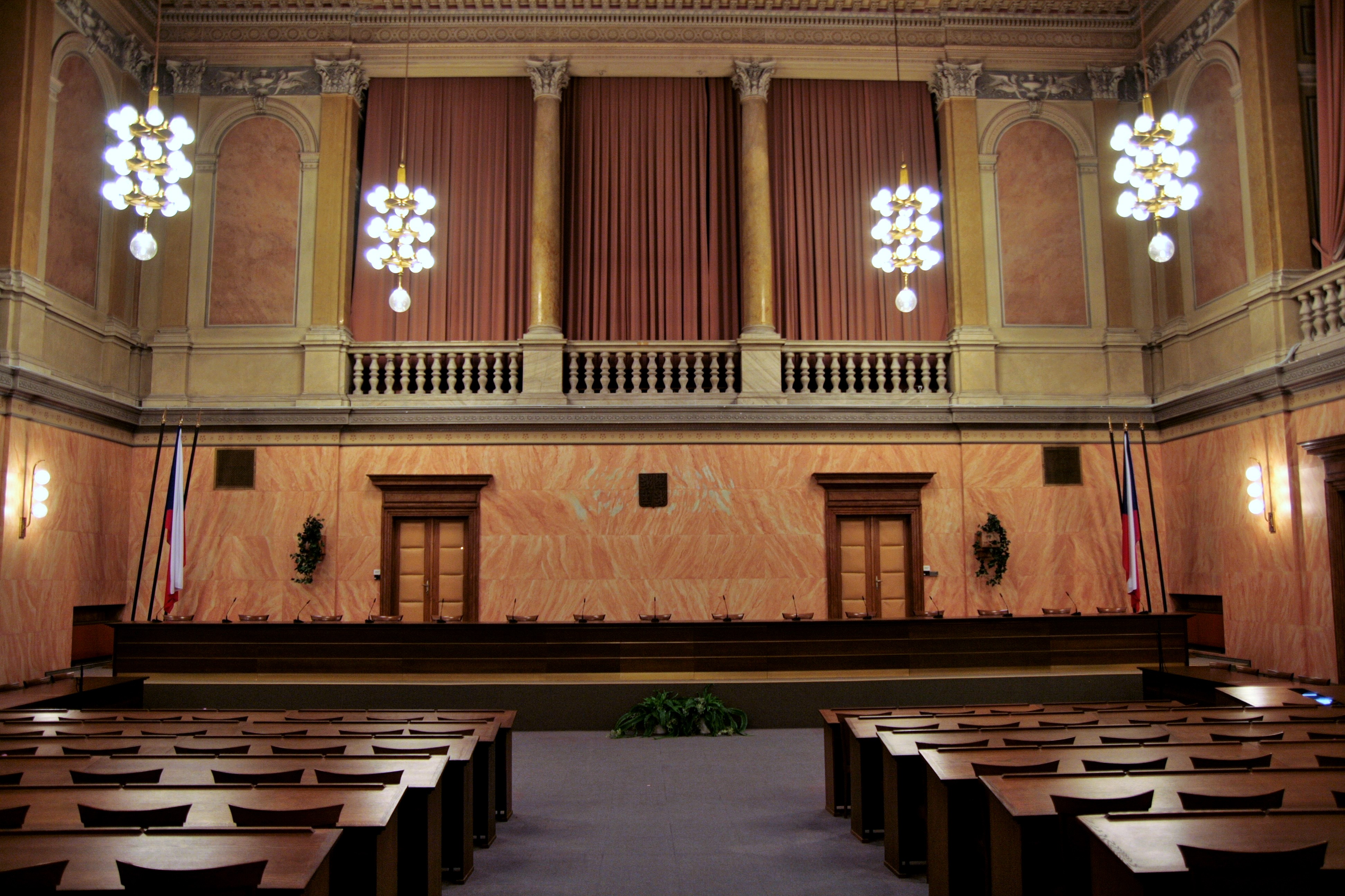 Interior Mahkamah Konstitusi Republik Ceko di Brno.