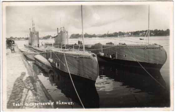 Tentera Laut Estonia kapal selam kelas Kalev pada tahun 1930-an