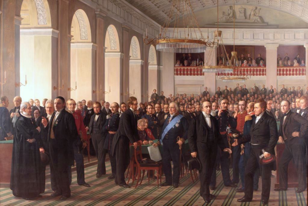 Majelis Konstituante Nasional diadakan oleh Raja Frederick VII pada tahun 1848 untuk mengadopsi Konstitusi Denmark.