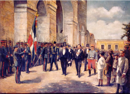 Tổng thống Alejandro Woss y Gil nhậm chức năm 1903