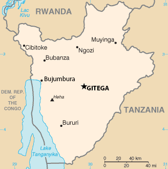 Peta Burundi