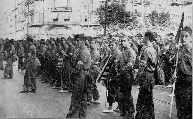 Relawan Republik di Teruel, 1936