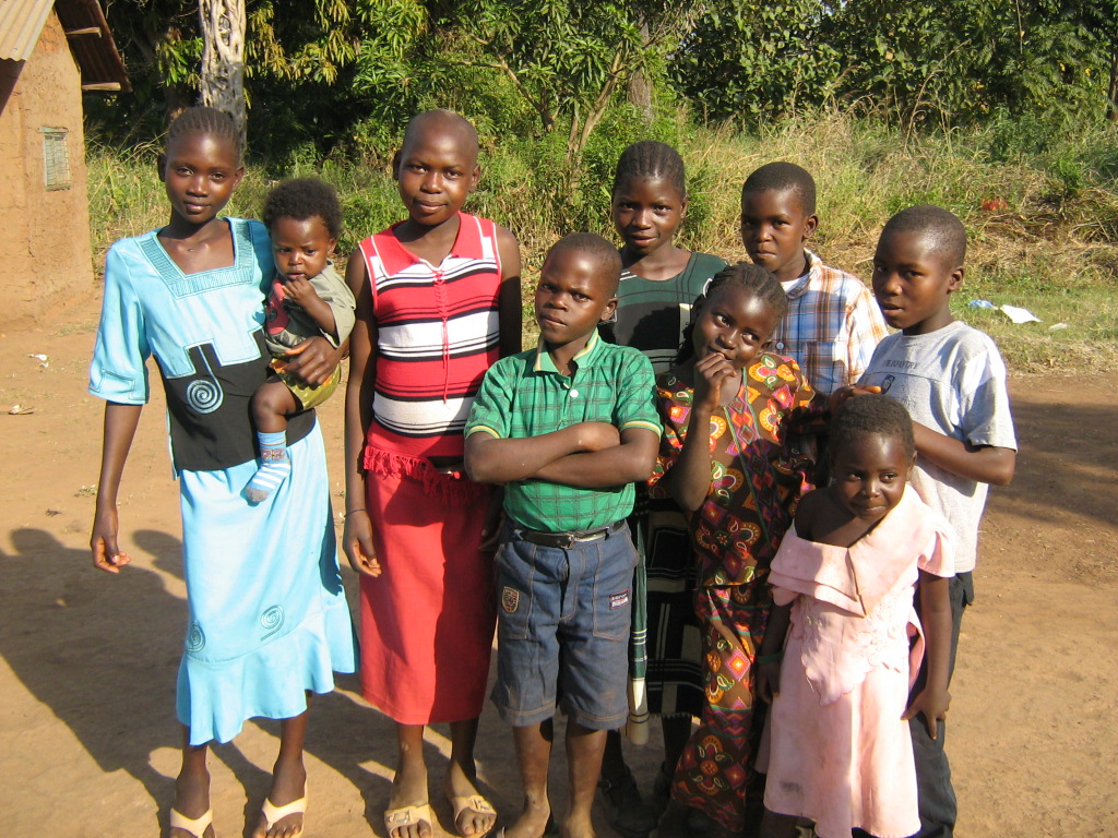 Kanak-kanak di Yambio, Equatoria Barat, Sudan Selatan