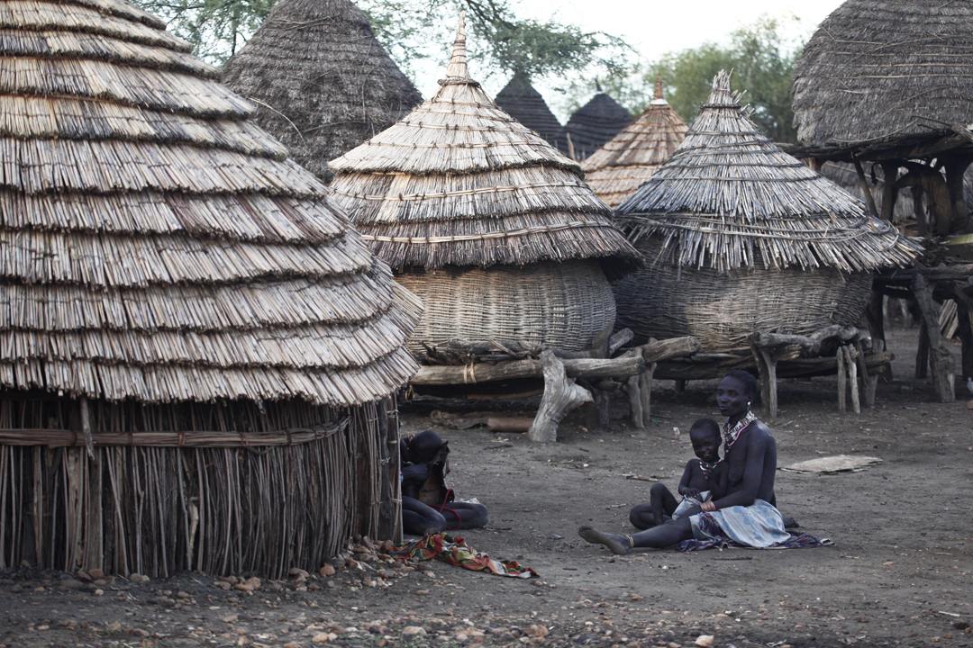 Sebuah kampung di Sudan Selatan