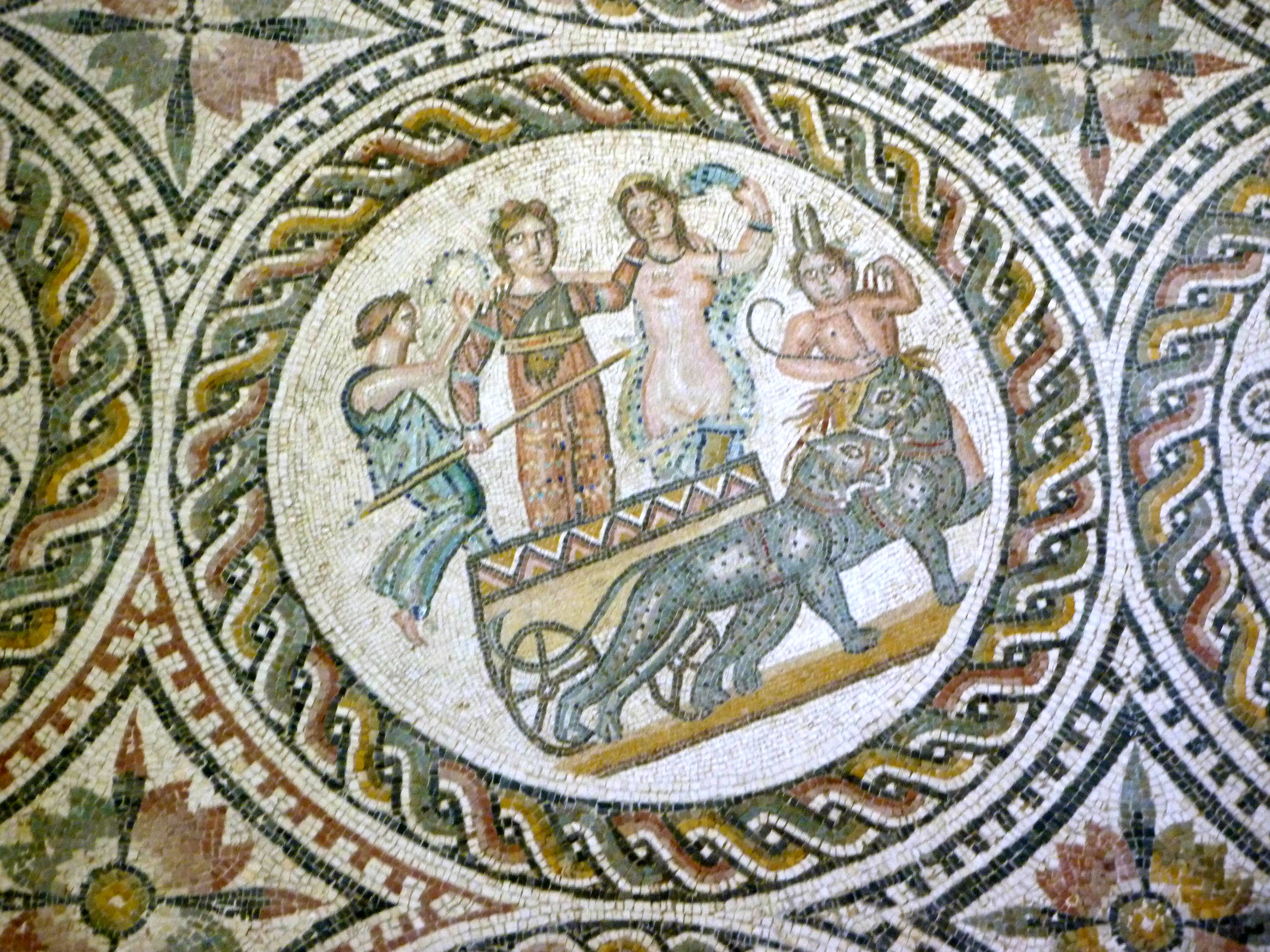 Mosaik Rom Purba di Sabratha