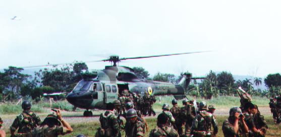 Pasukan Ekuador selama Perang Cenepa