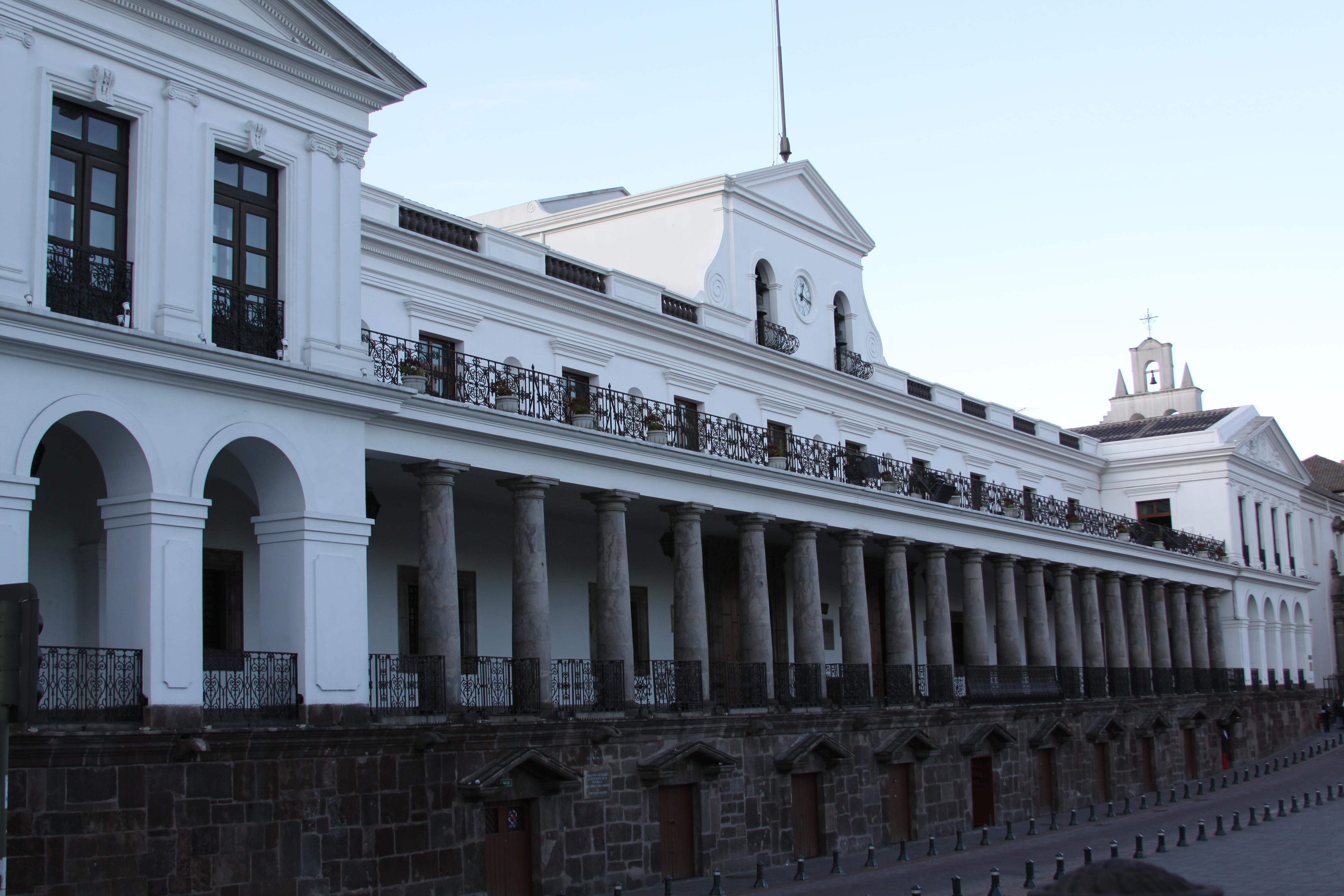 Palacio de Carondelet, kedudukan Presiden Ekuador