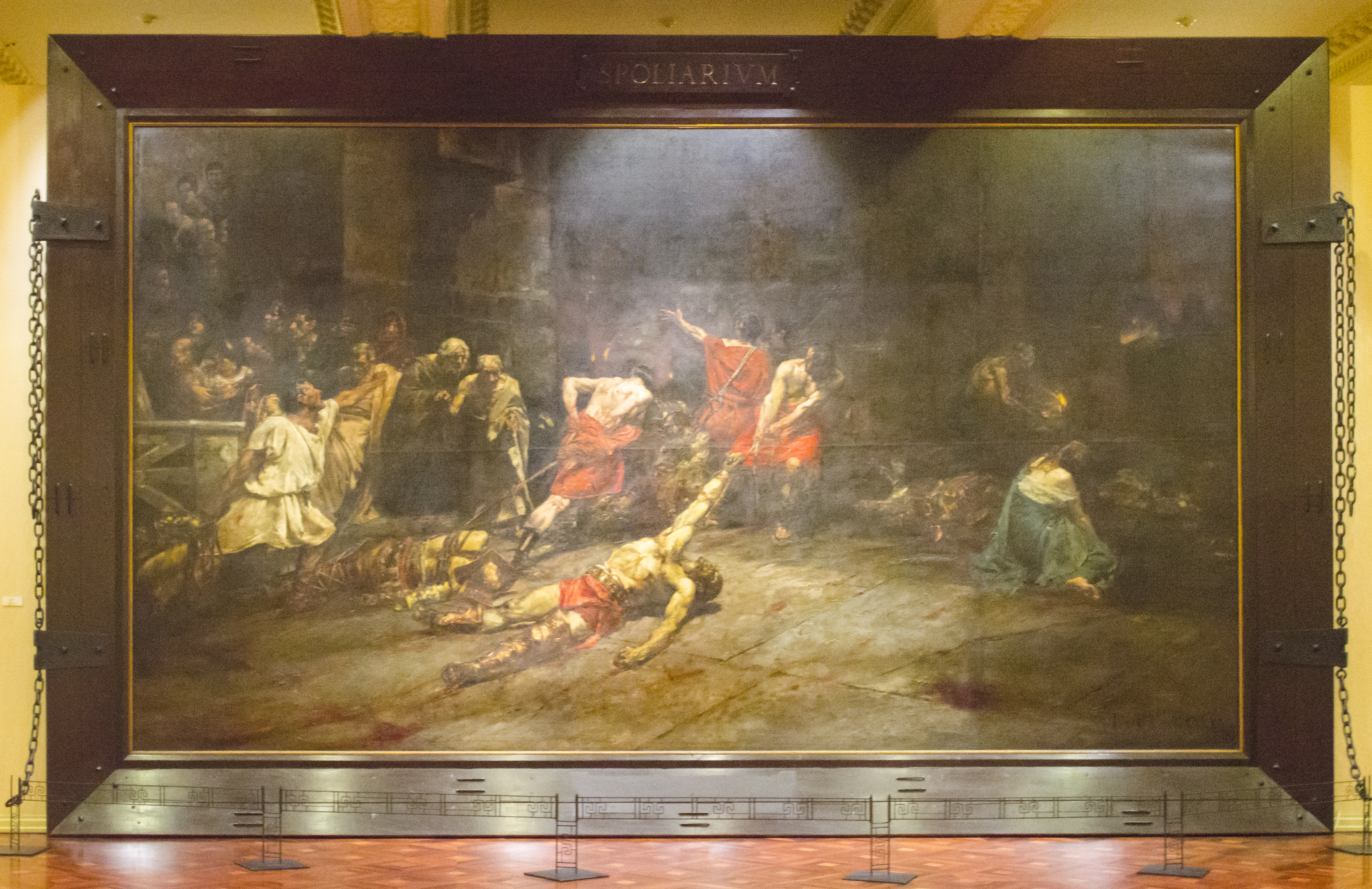 Spoliarium (1884) oleh Juan Luna di Muzium Negara Filipina