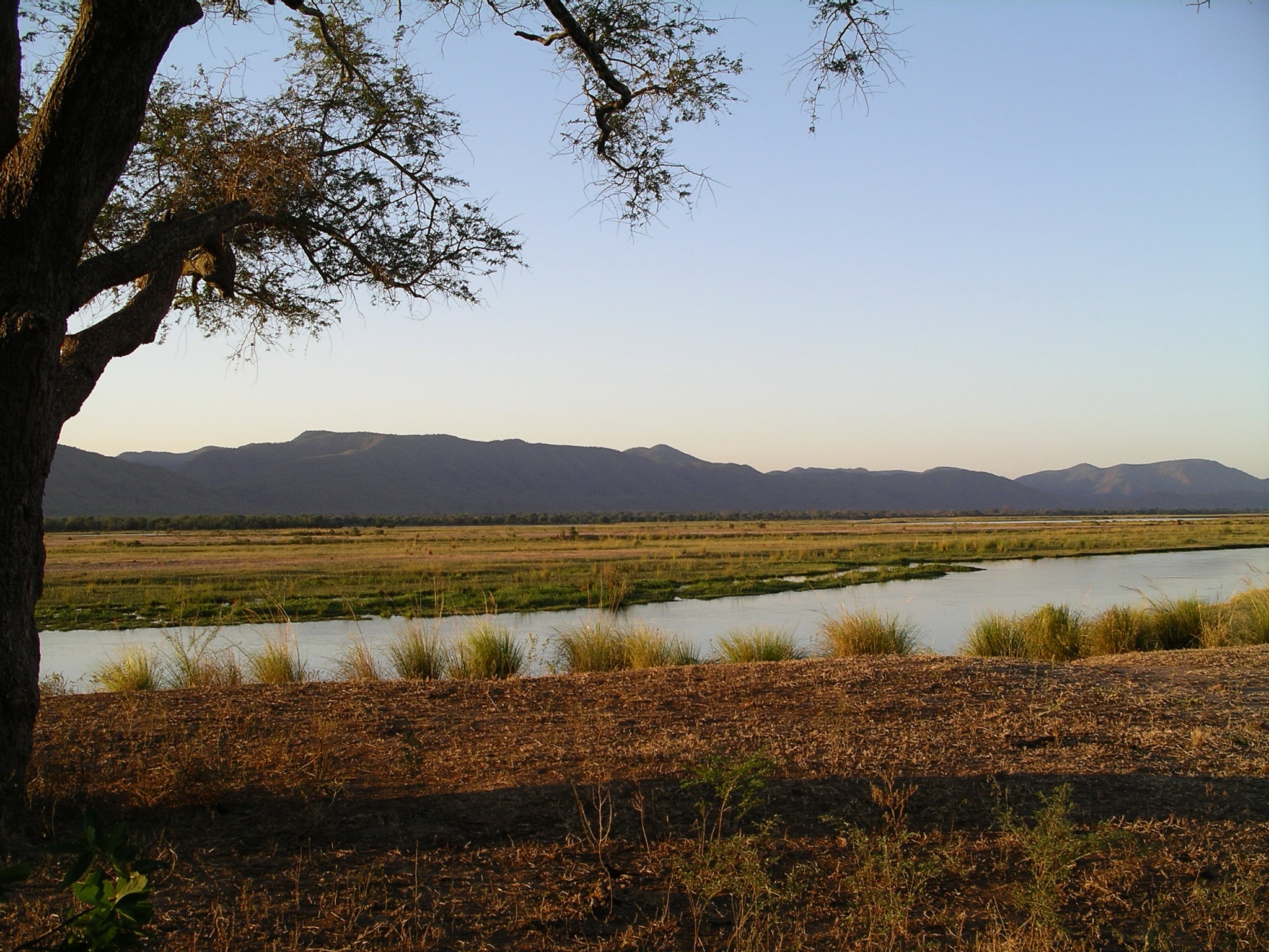 Sungai Zambezi di Taman Nasional Mana Pools