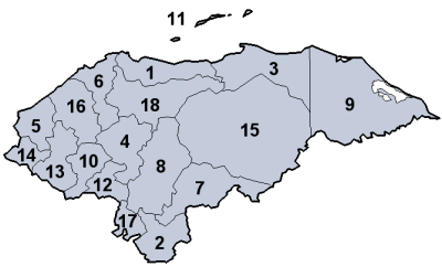 Các tỉnh của Honduras