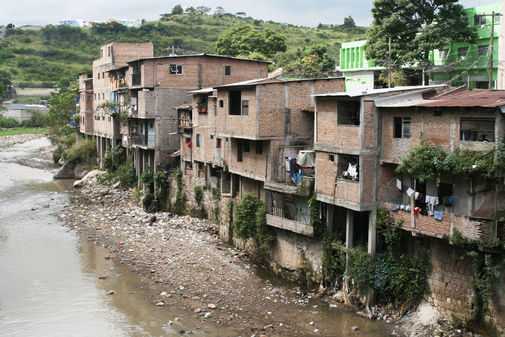 Khu ổ chuột ở Tegucigalpa