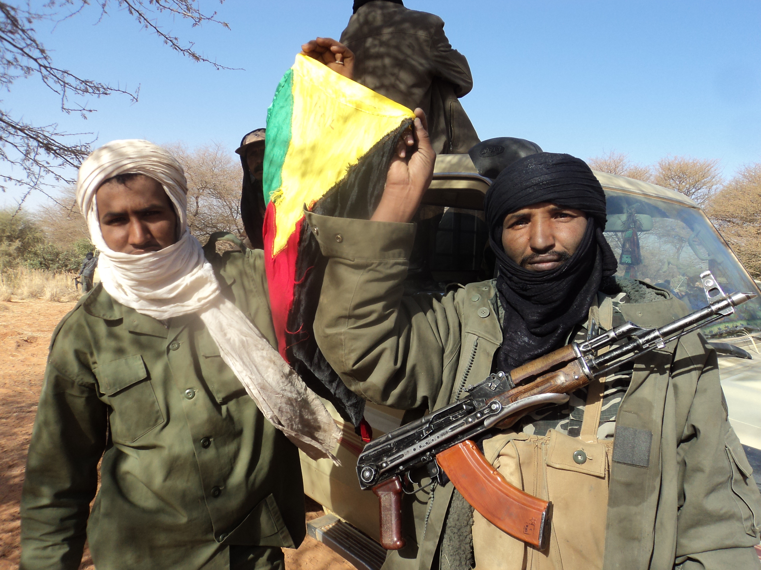 Pemberontak separatis Tuareg di Mali, Januari 2012.