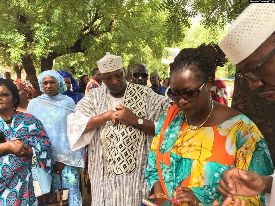 Modibo Sidibe voting in Bamako, 2018 Malian presidential election