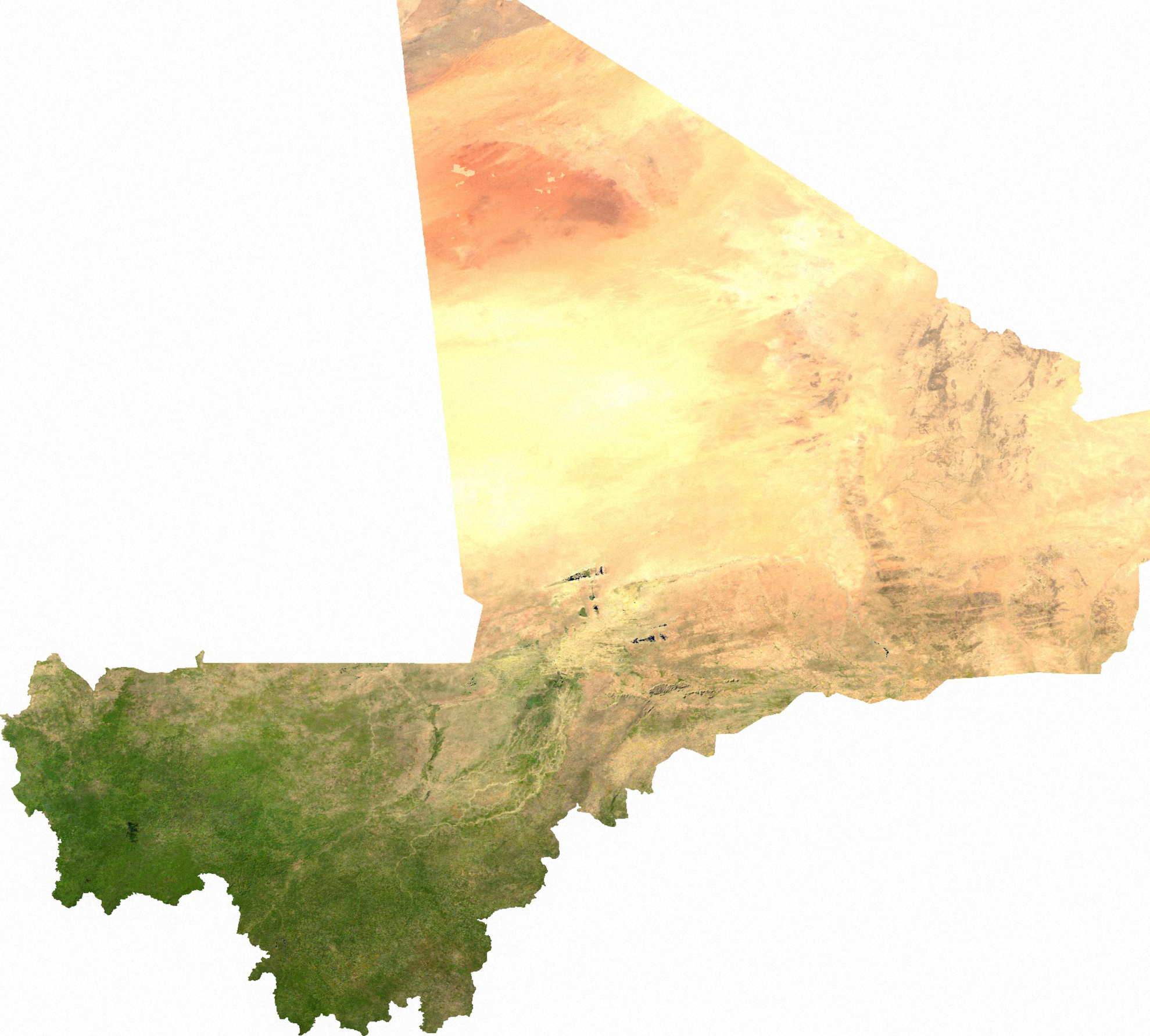 Citra satelit Mali