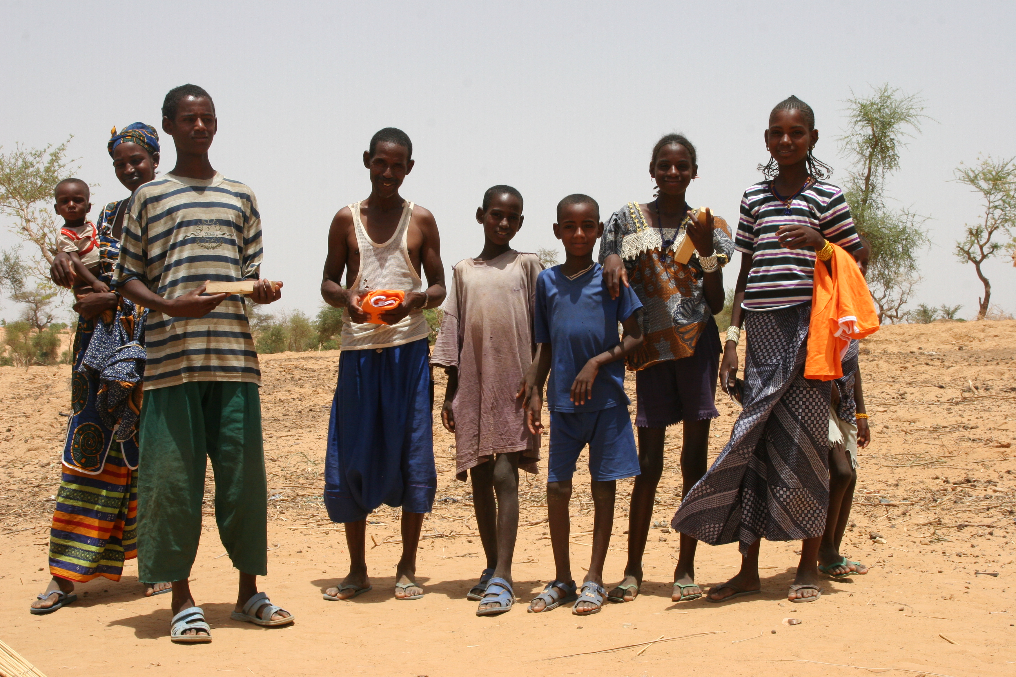 Anak-anak orang Fulani di Mali.