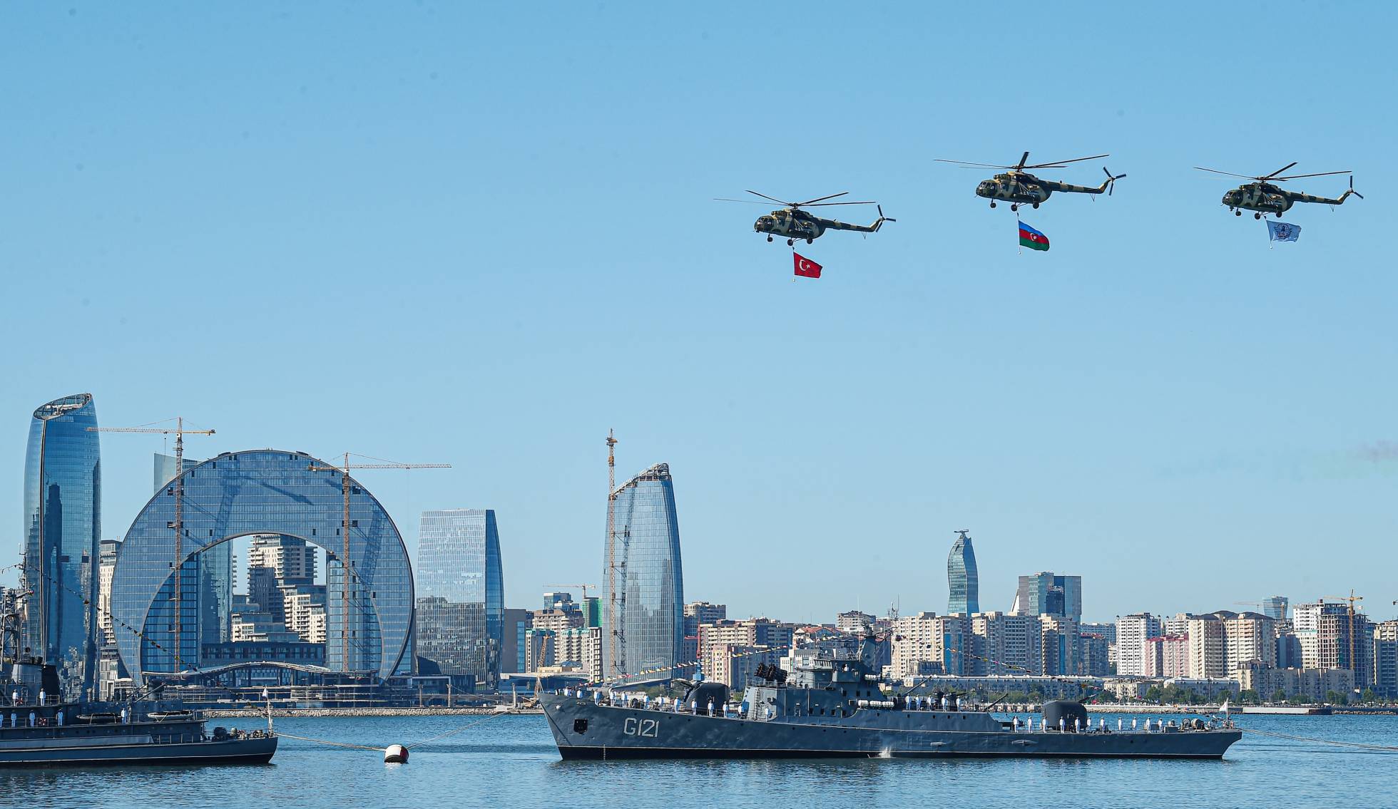 Tàu Hải quân Azerbaijan trong lễ hội Teknofest Azerbaijan 2022 tại Baku