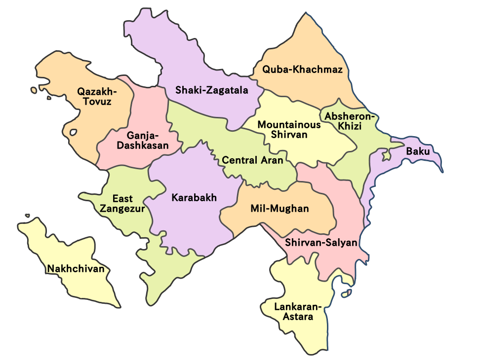 Azerbaijan dibagi menjadi 14 wilayah ekonomi.