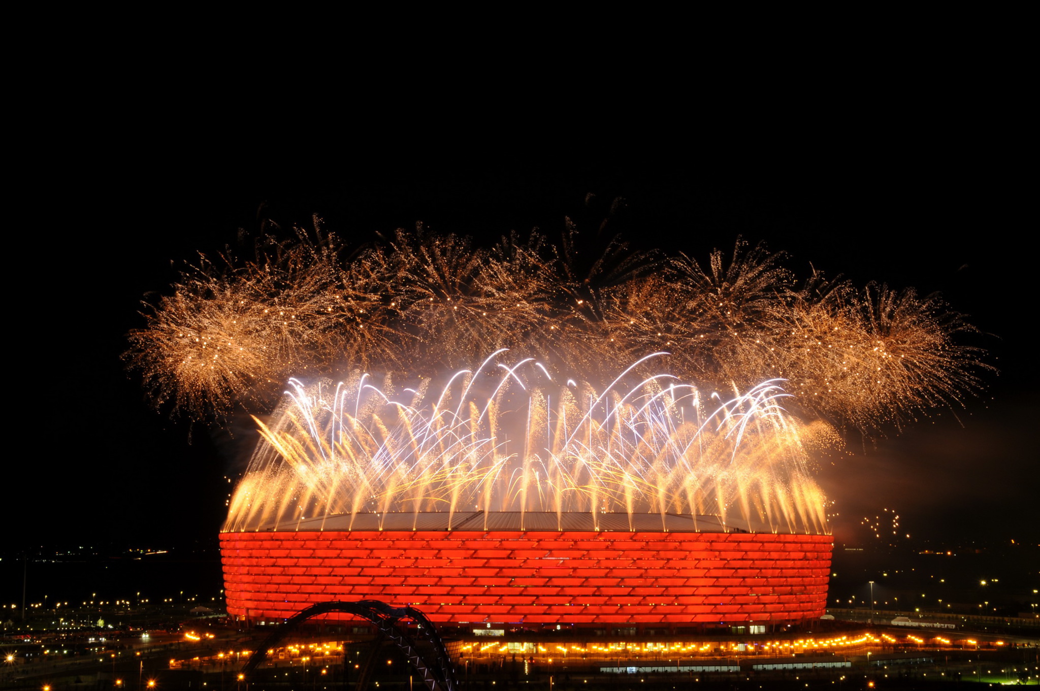 Stadion Nasional Baku digunakan untuk Pesta Olahraga Eropa pertama pada Juni 2015