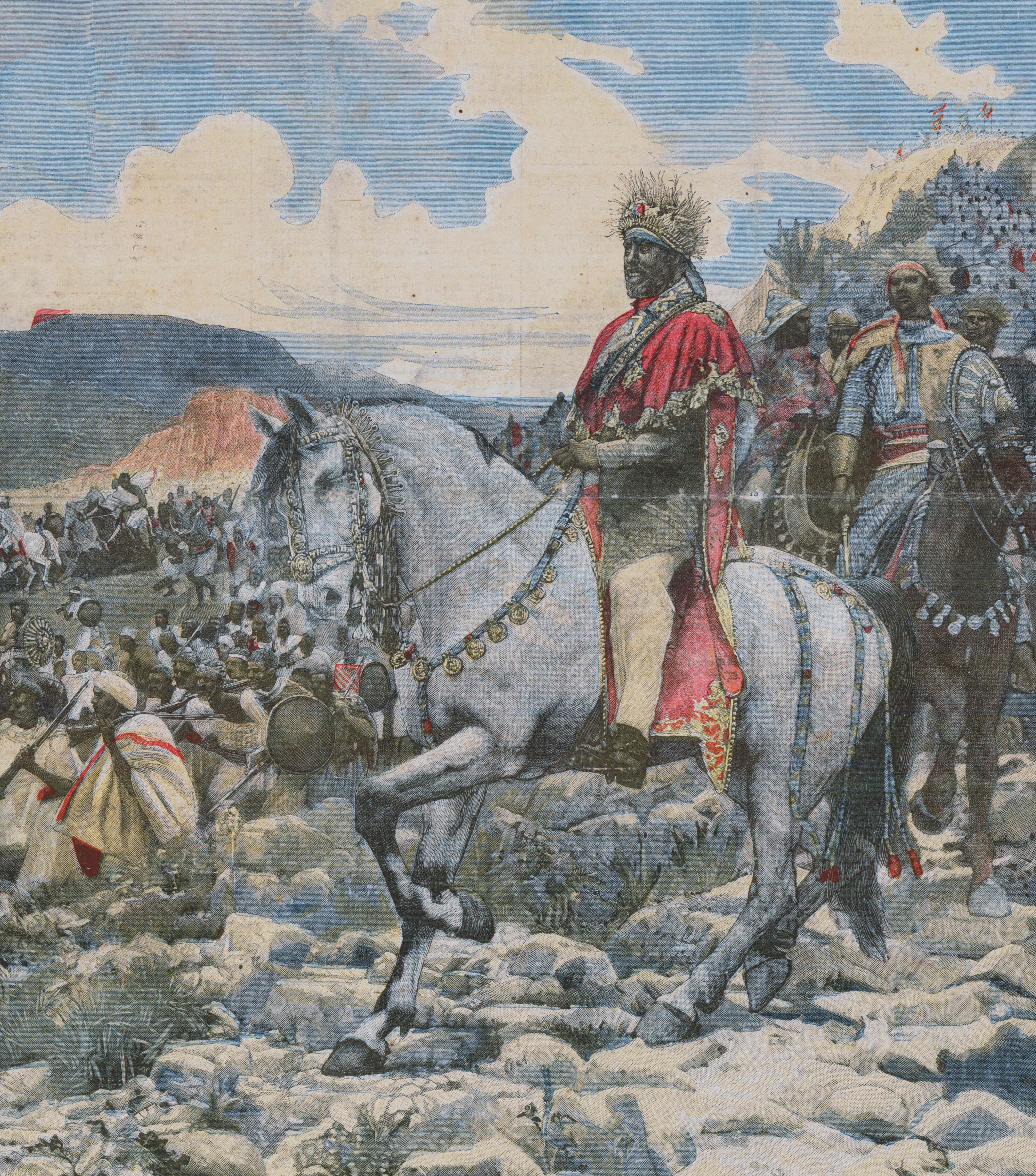 Maharaja Menelik II mempertahankan kedaulatan Habsyah semasa zaman imperialisme.