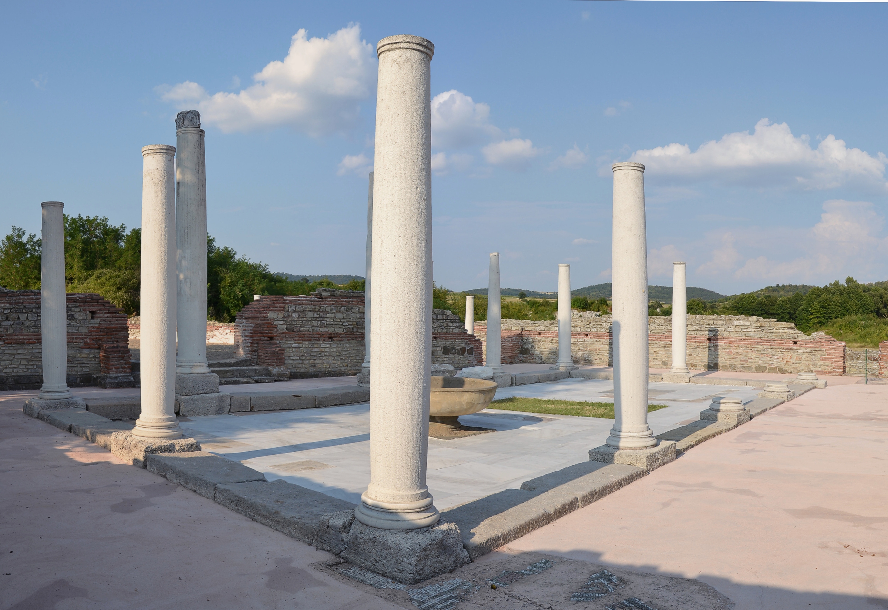 Remnants of the Felix Romuliana Imperial Palace, 298 AD, a UNESCO World Heritage Site. Some historians believe as many as 18 Roman emperors were born in modern-day Serbia.