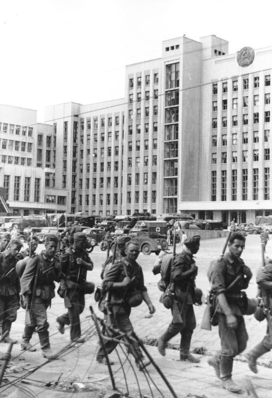 Askar Jerman di Minsk, Ogos 1941