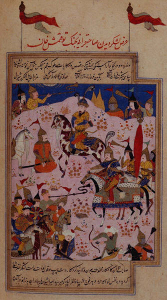 Timur chiến đấu với Tokhtamysh
