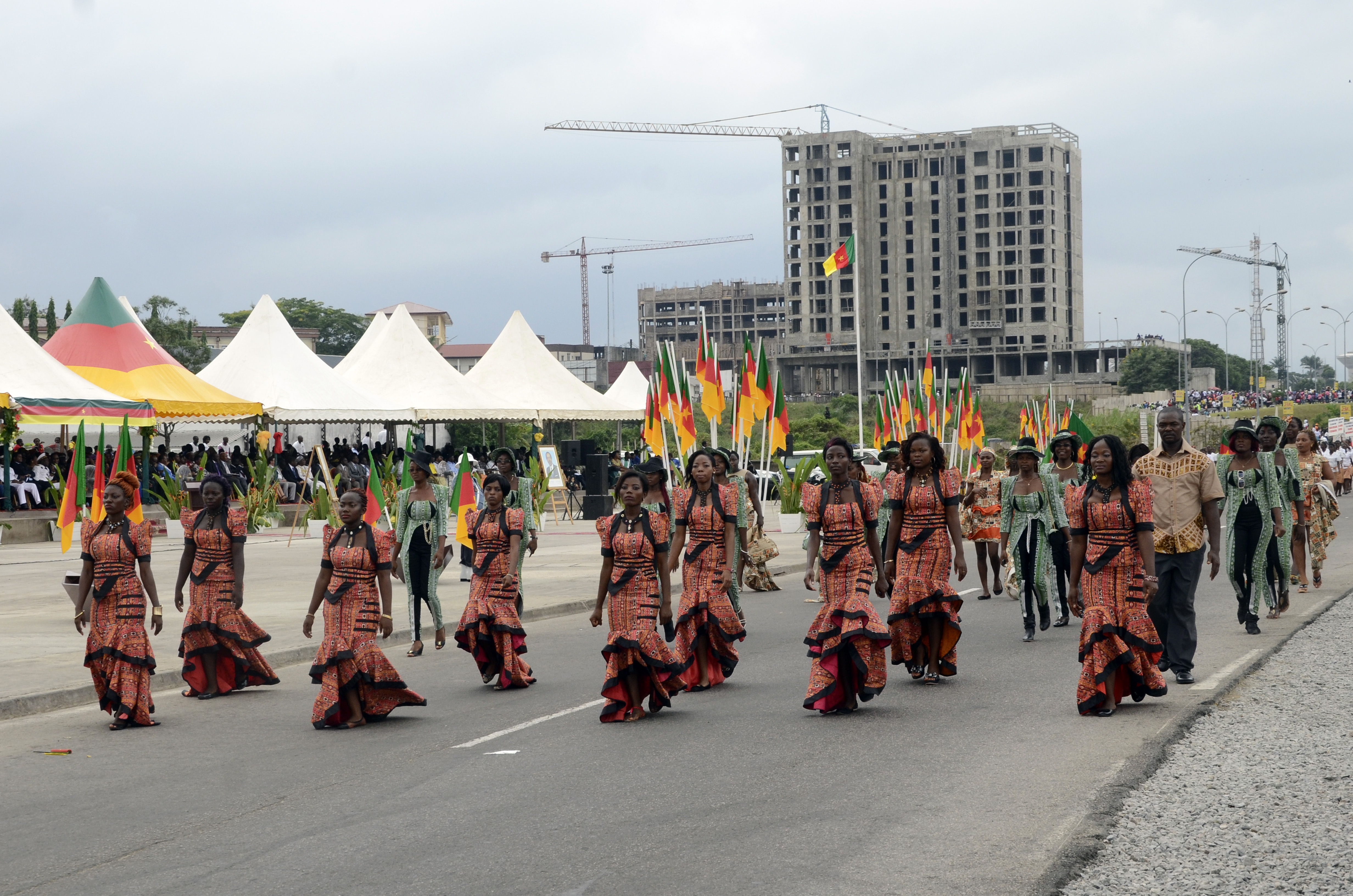 Cameroonian women on Women's Day Celebration, 2015