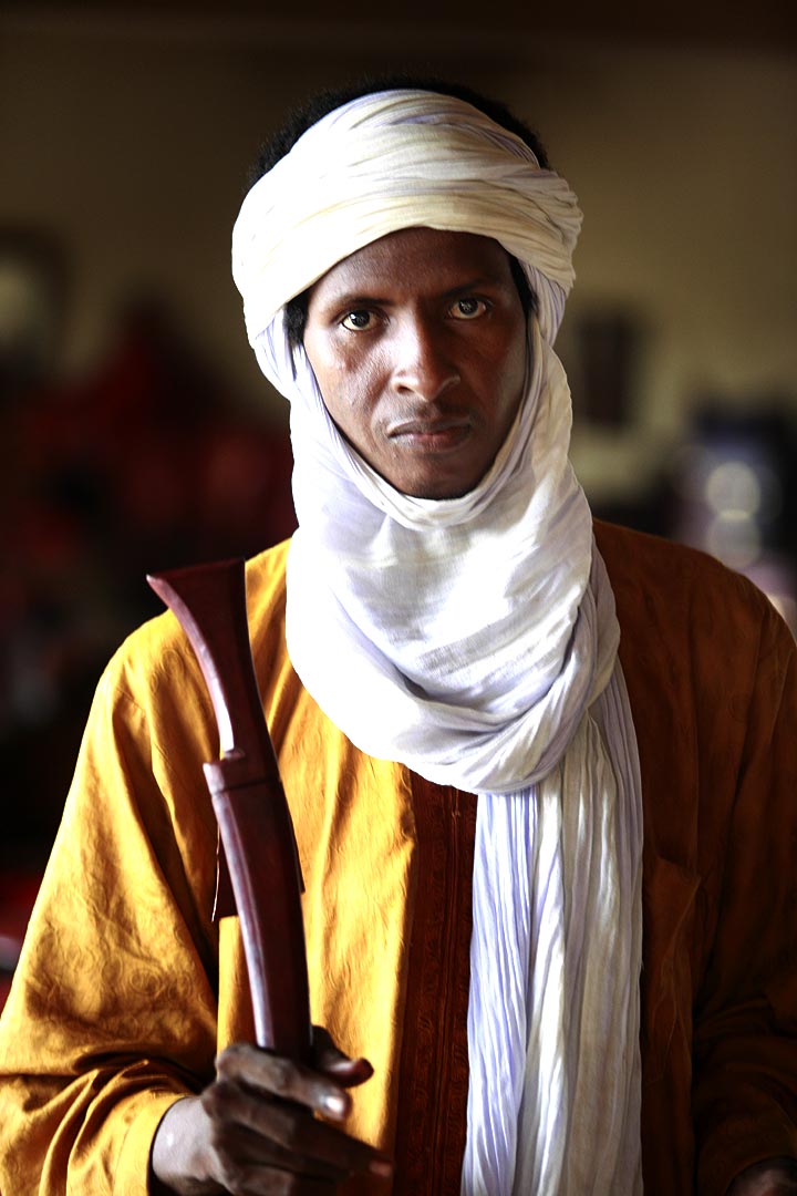 A Burkinabè Tuareg man in Ouagadougou.