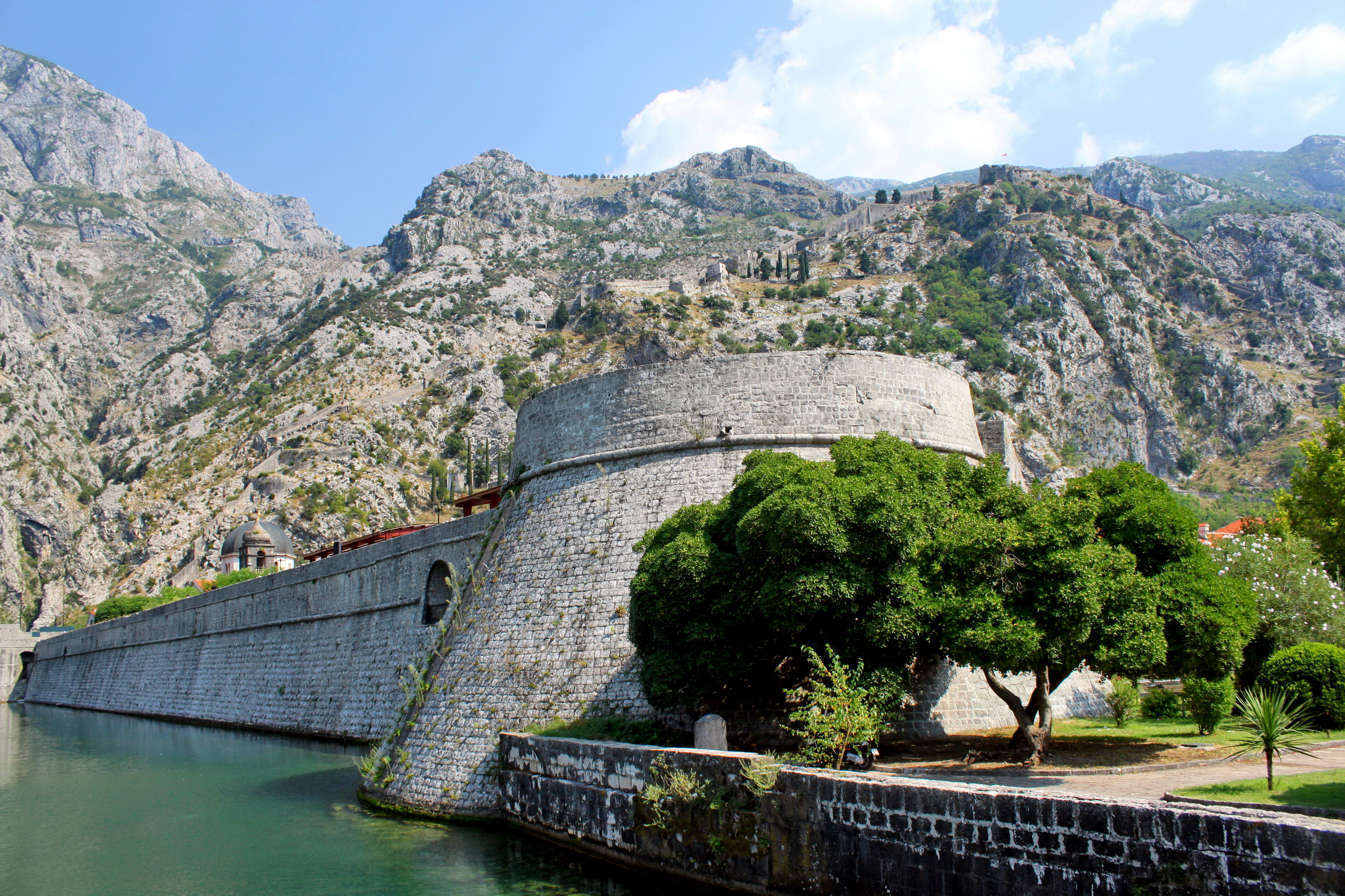 Fortifications of Kotor. Built between the 9th and 19th centuries, it is a UNESCO World Heritage Site.