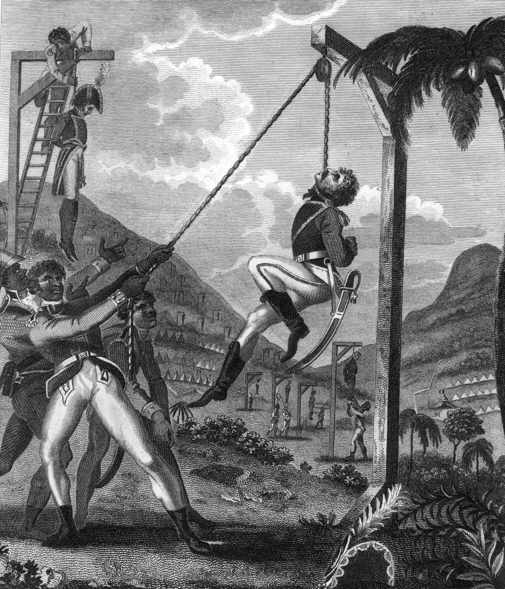 Người Haiti treo cổ lính Pháp