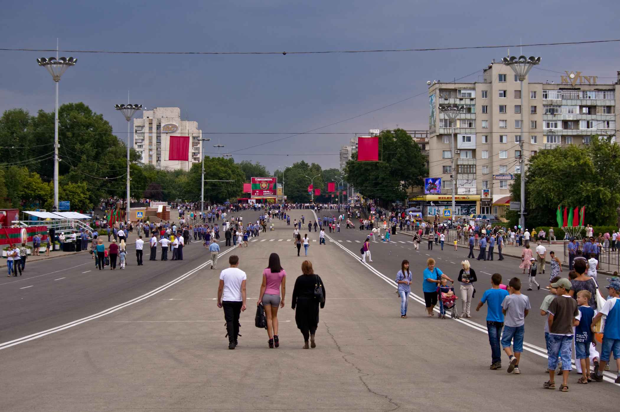 Central Tiraspol, the economic and administrative heart of Transnistria.