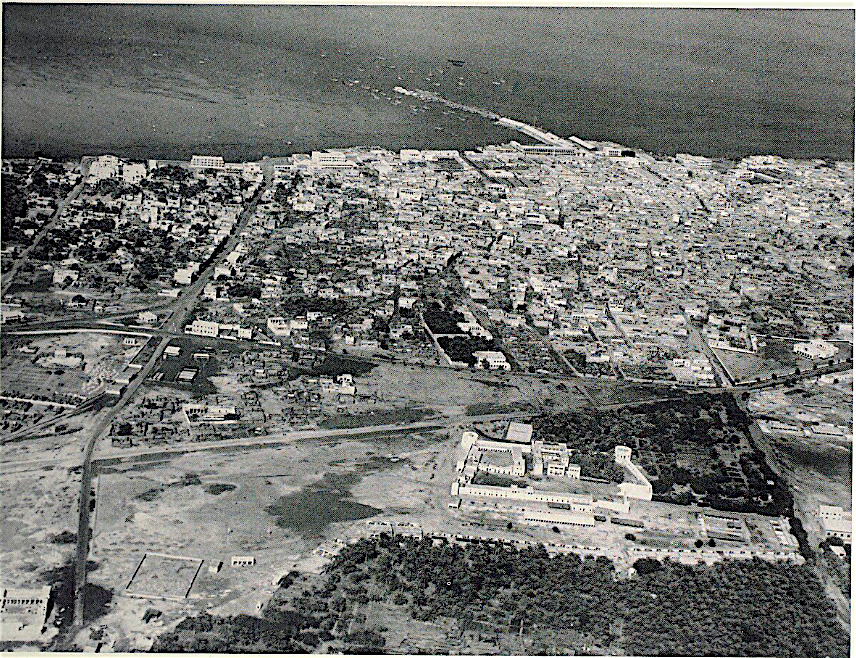 Gambaran umum Manama, 1953.
