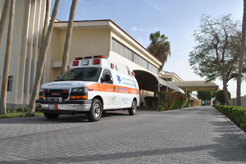 Ambulans di Rumah Sakit Internasional Bahrain