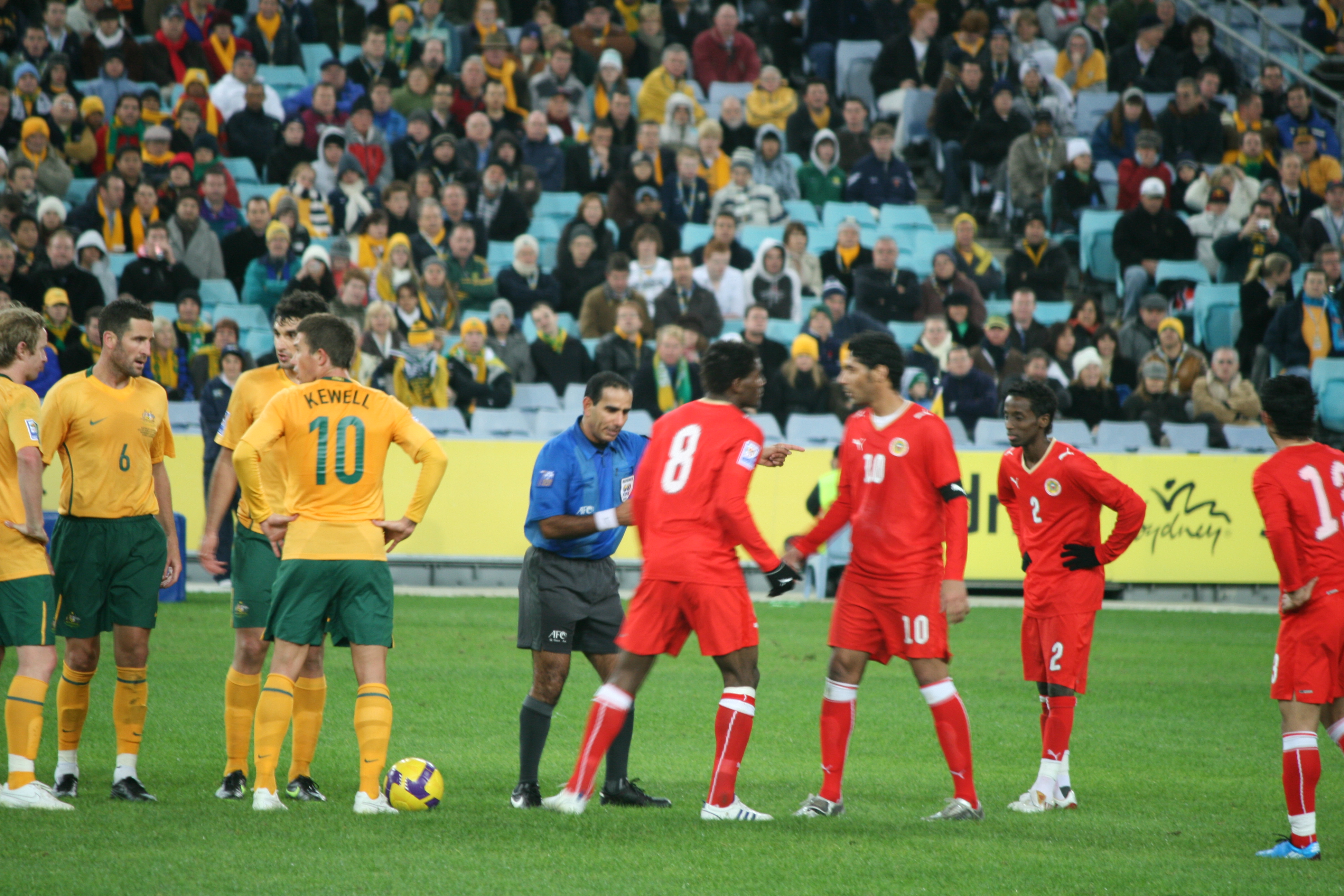 Tim nasional sepak bola Bahrain bermain melawan Australia pada 10 Juni 2009, dalam kualifikasi Piala Dunia