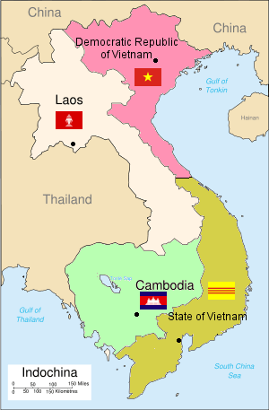 Pembahagian Indochina Perancis selepas Persidangan Geneva 1954