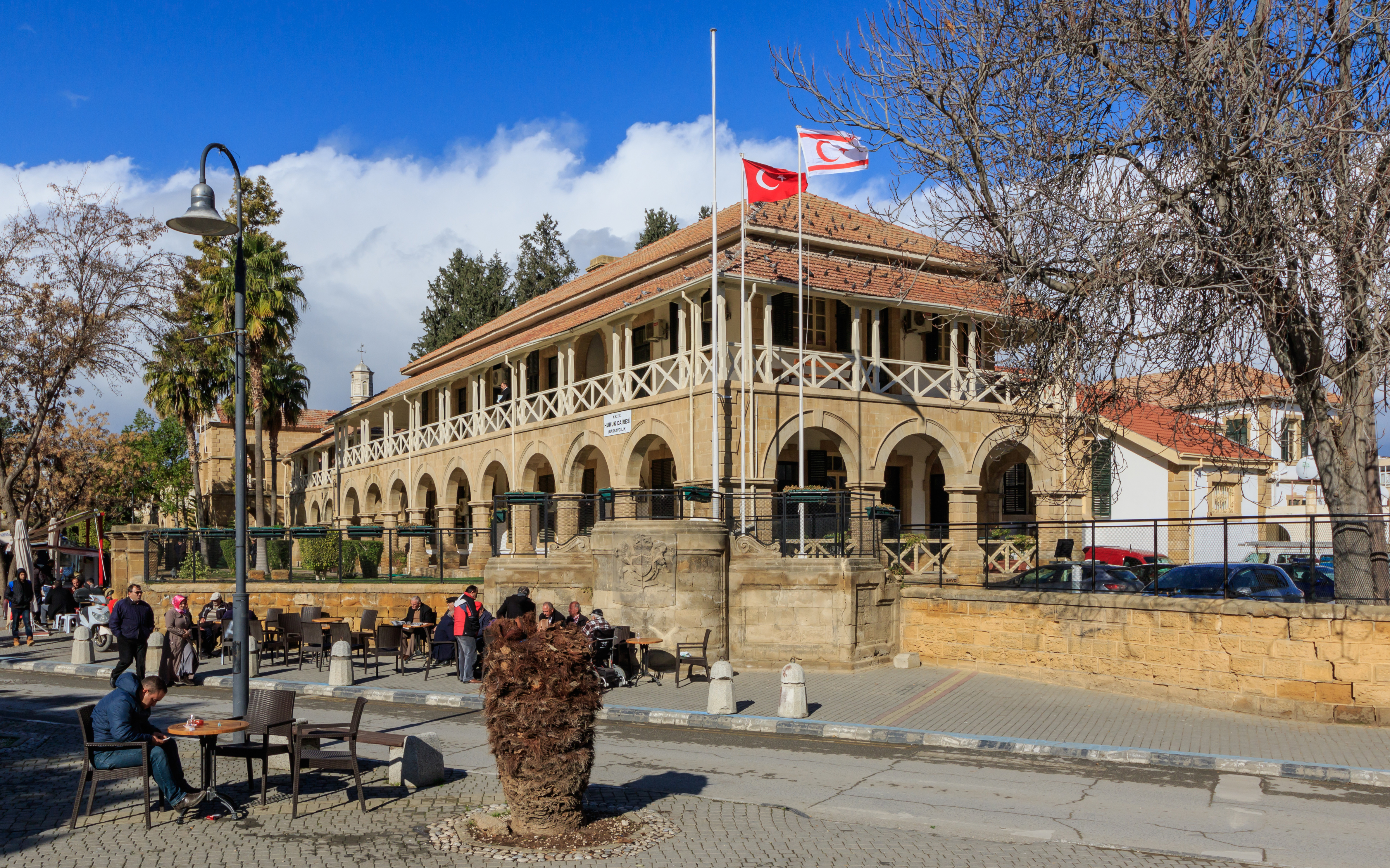 Gedung pengadilan di Nikosia Utara