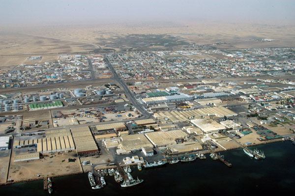 Walvis Bay từ trên không