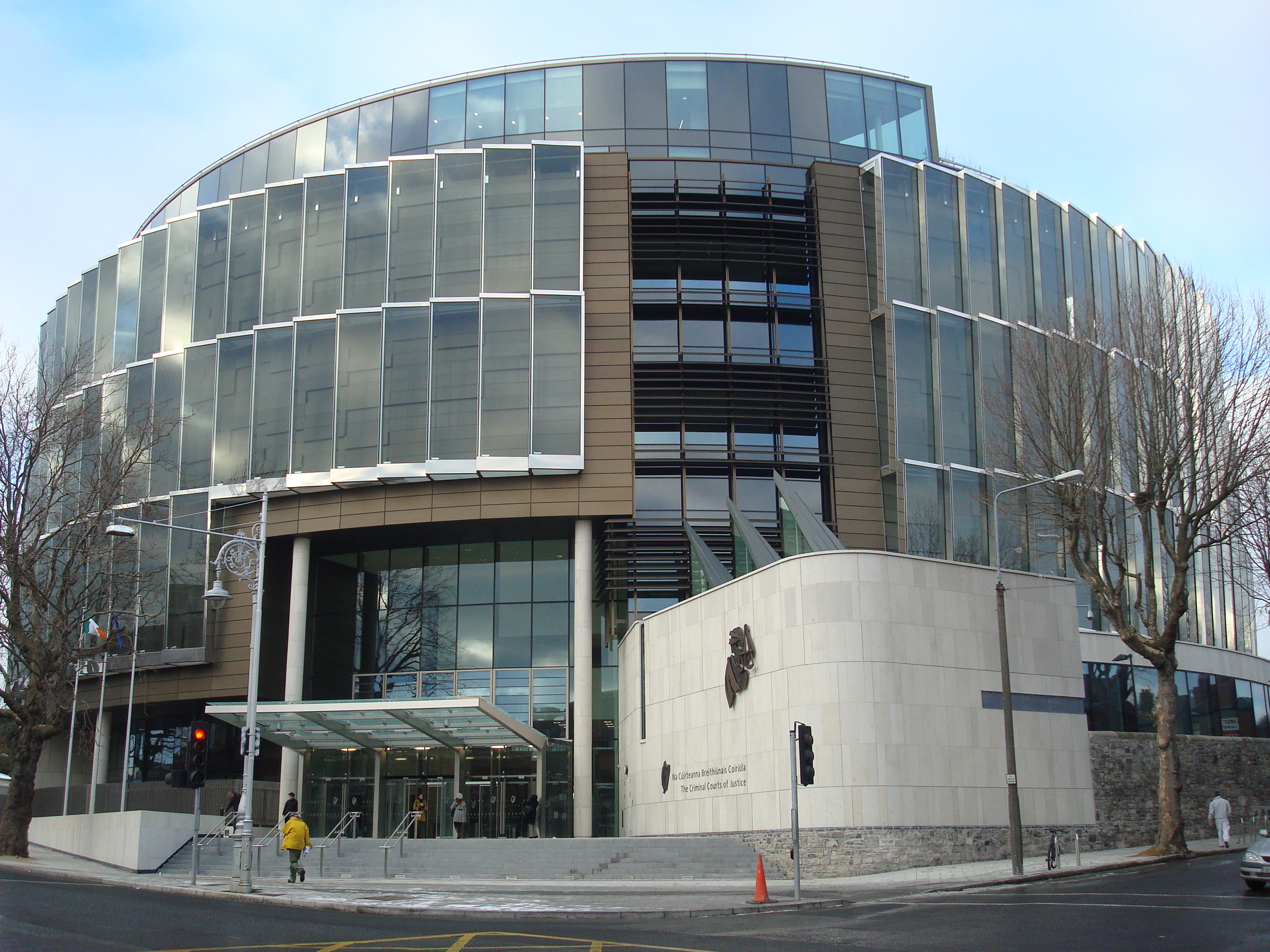 Gedung Pengadilan Pidana Kehakiman di Dublin.