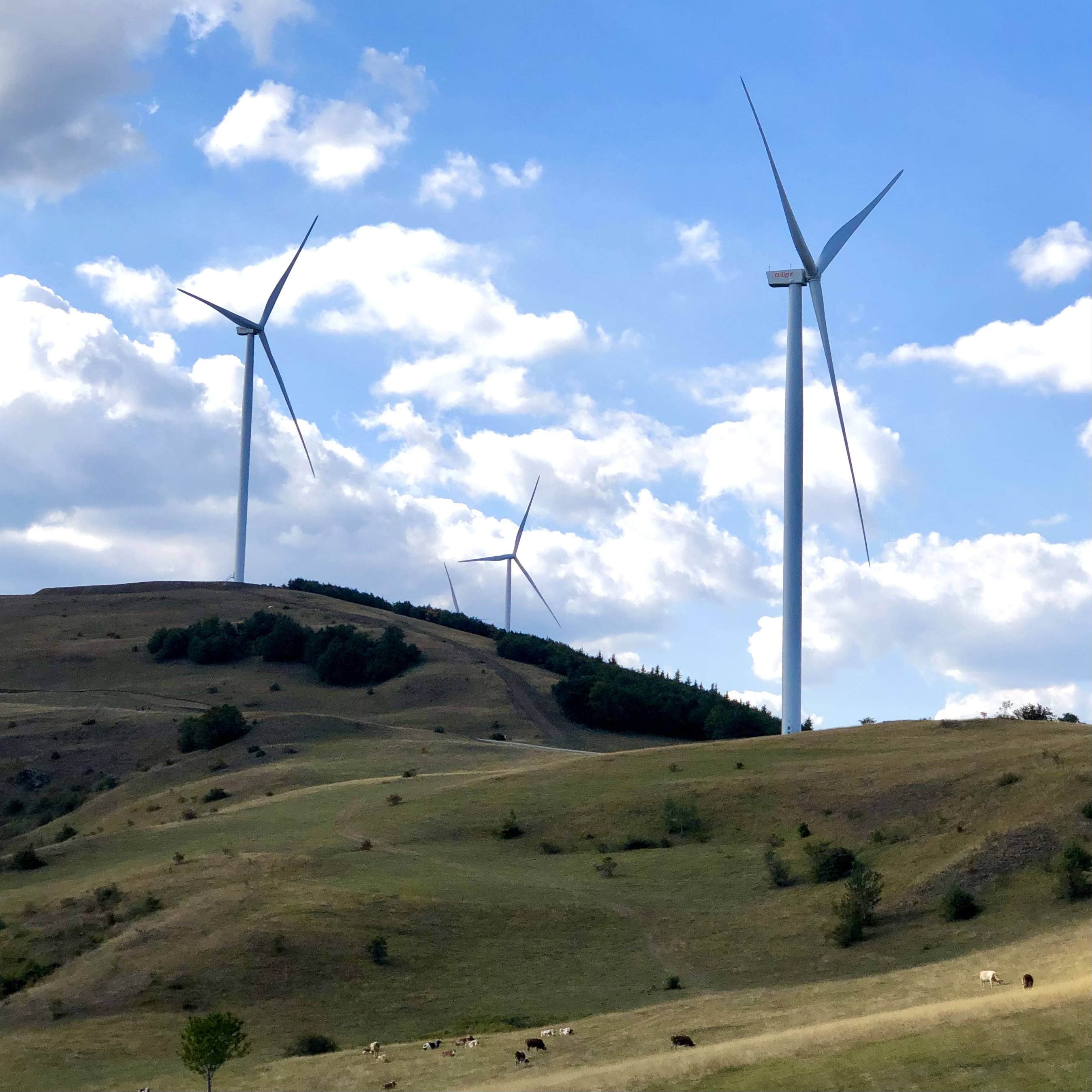 Ladang Angin Bajgora, ladang angin terbesar di Kosovo.